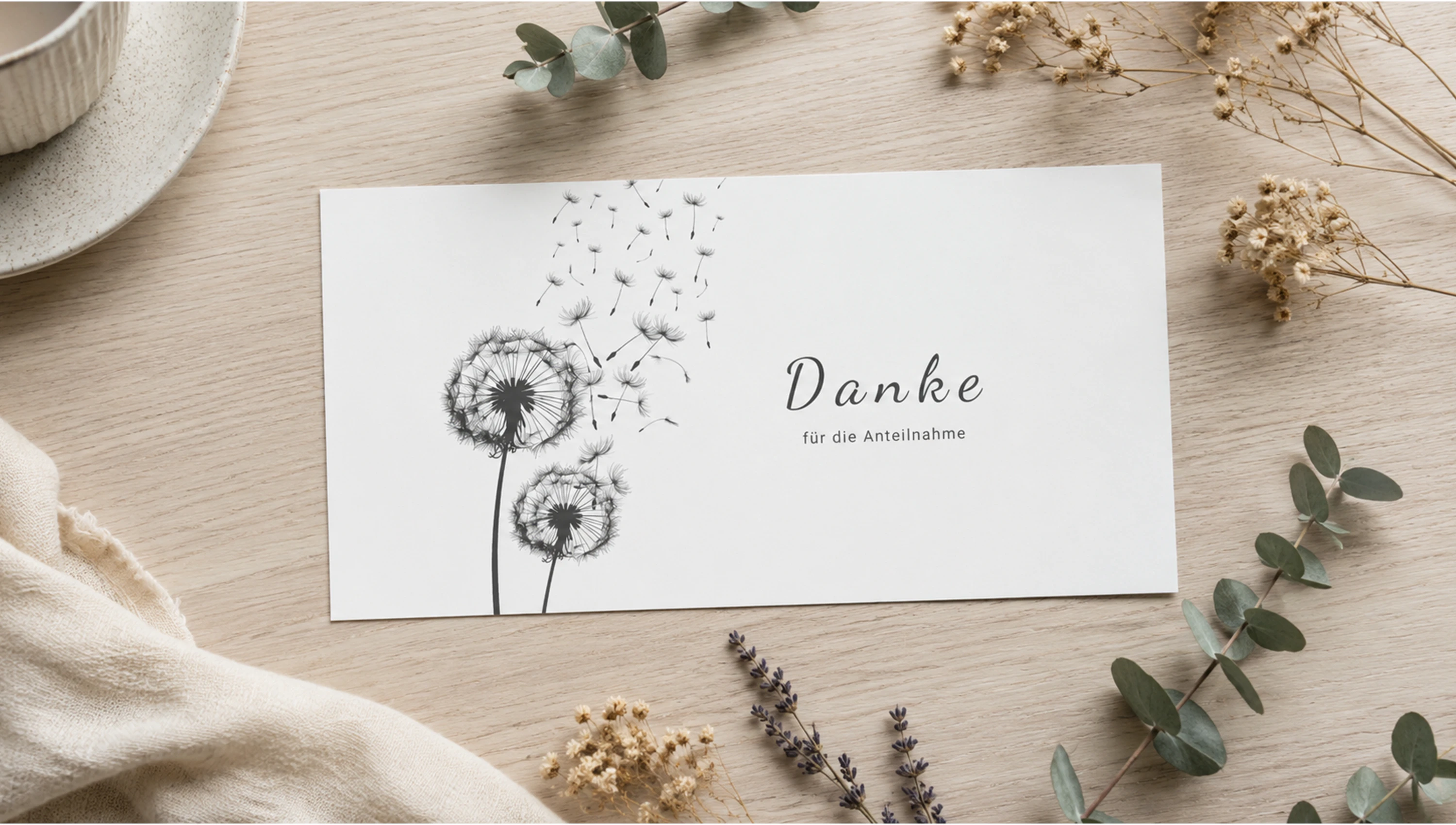 Dankeskarten bestellen: Wie schreibt man eine Danksagungskarte?