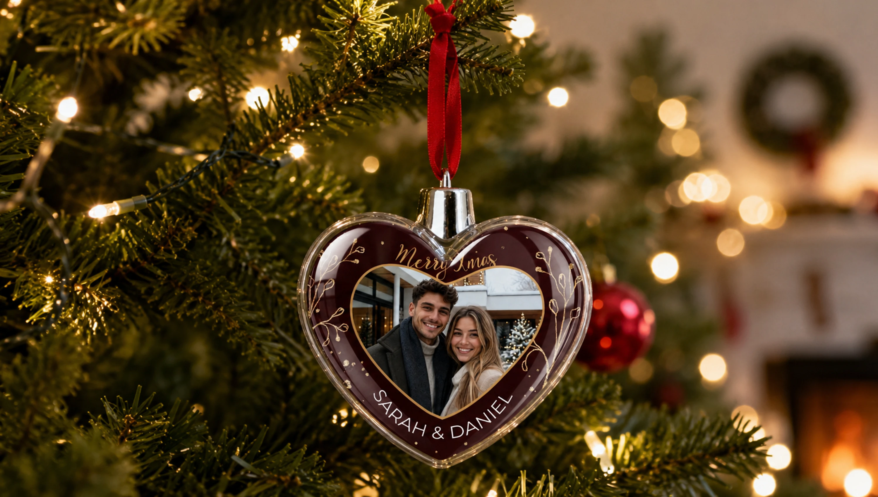 So kannst du deine Herz-Weihnachtskugeln selber gestalten