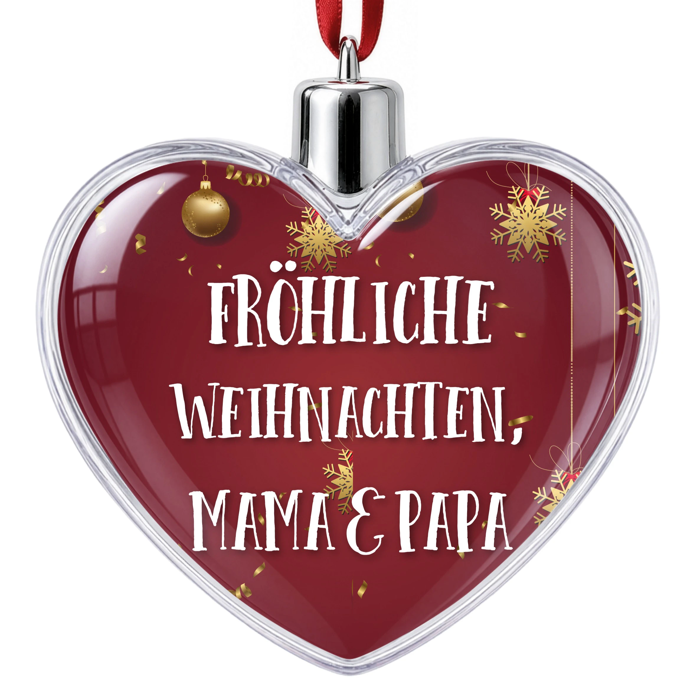 Herz-Weihnachtskugel