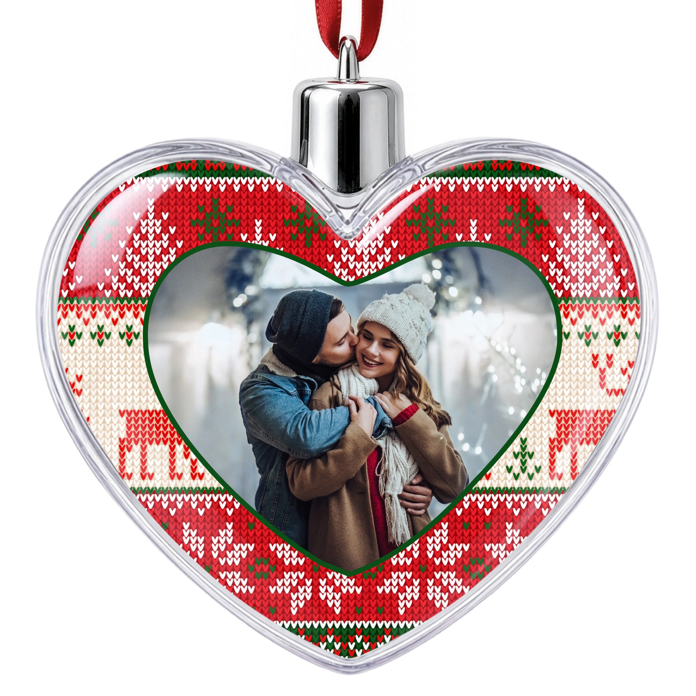 Herz-Weihnachtskugel