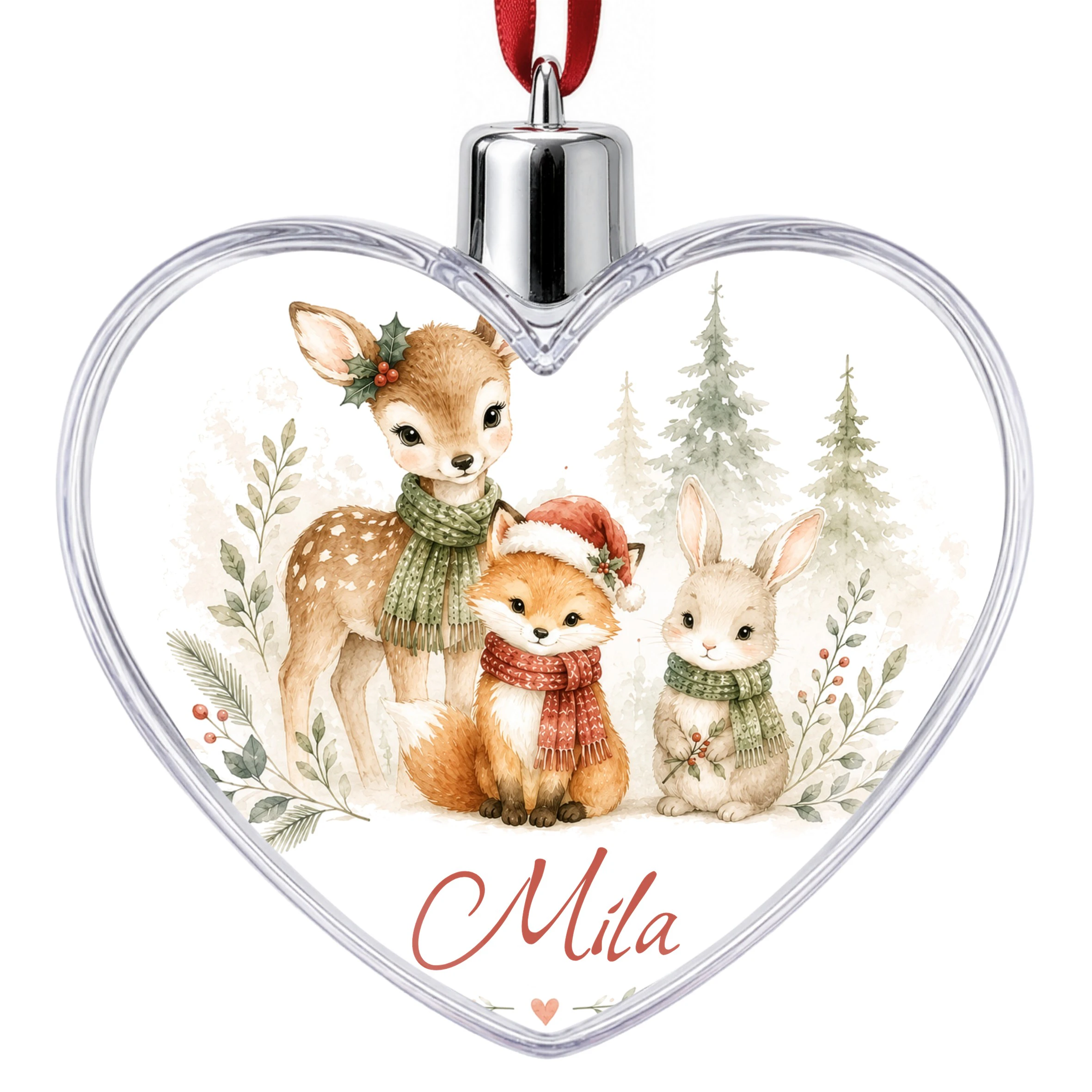 Herz-Weihnachtskugel