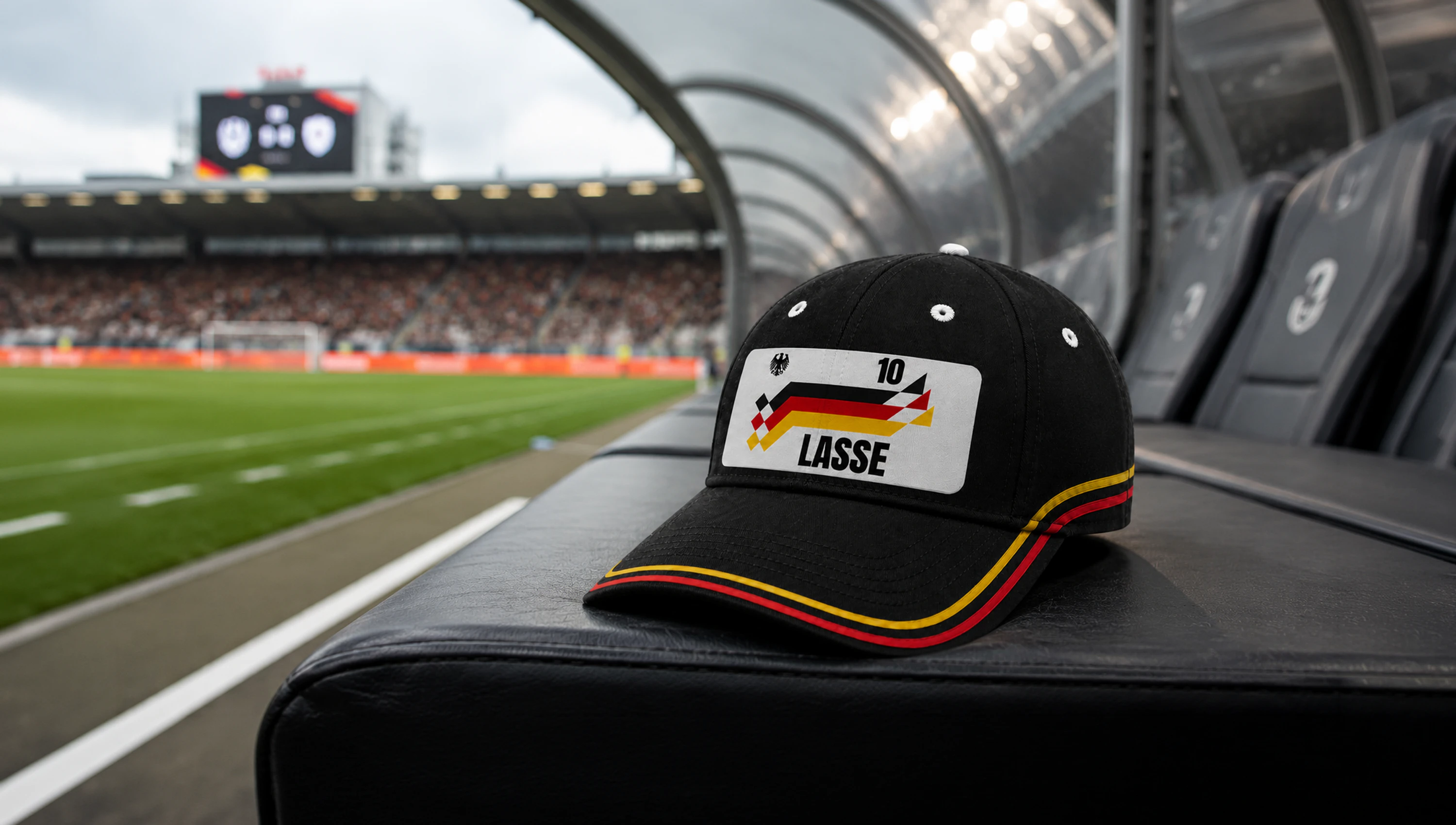 Individuelle Deutschland-Basecap selbst gestalten