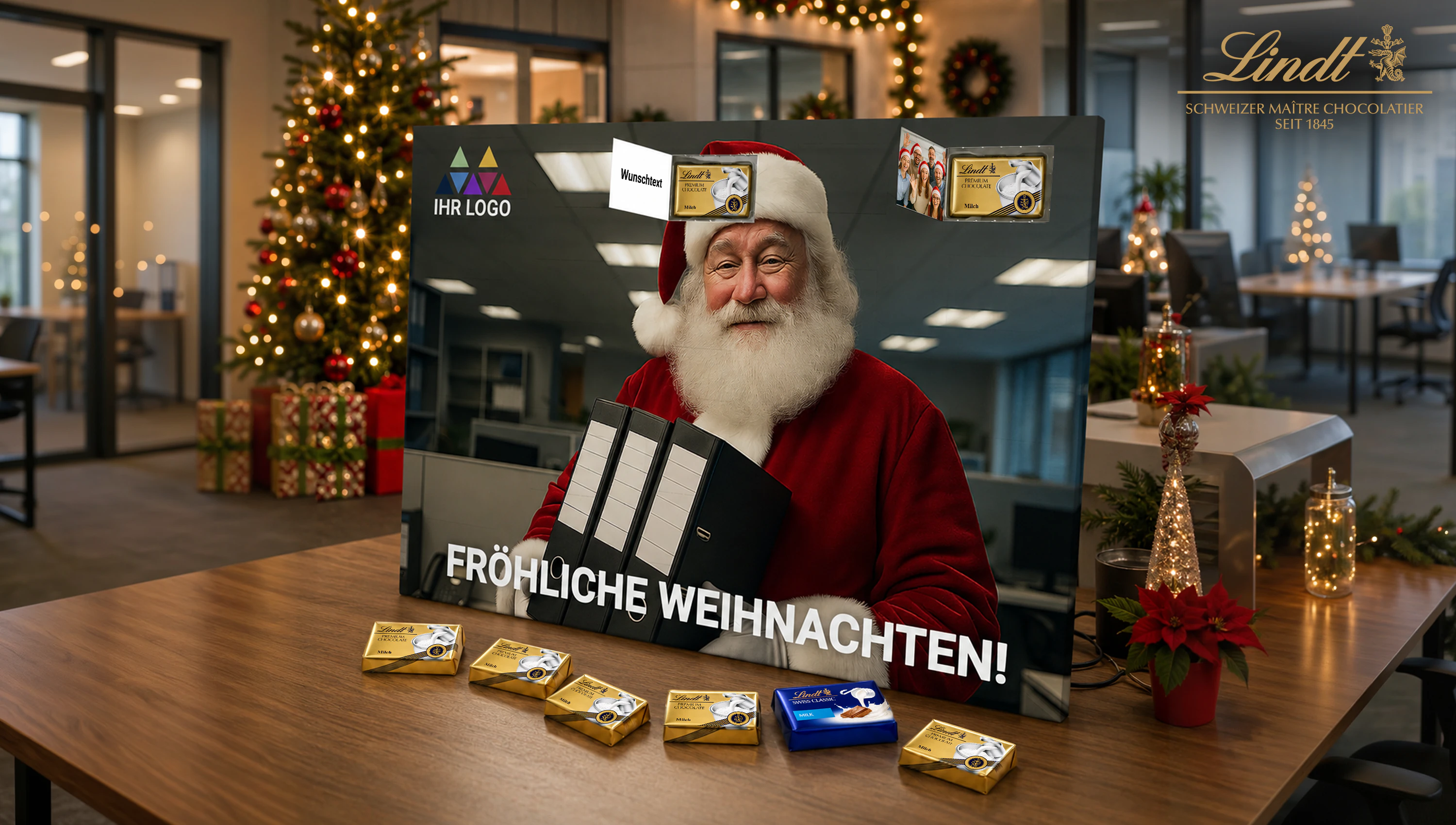 Adventskalender mit Logo: Markenpräsenz, die jeden Tag wirkt