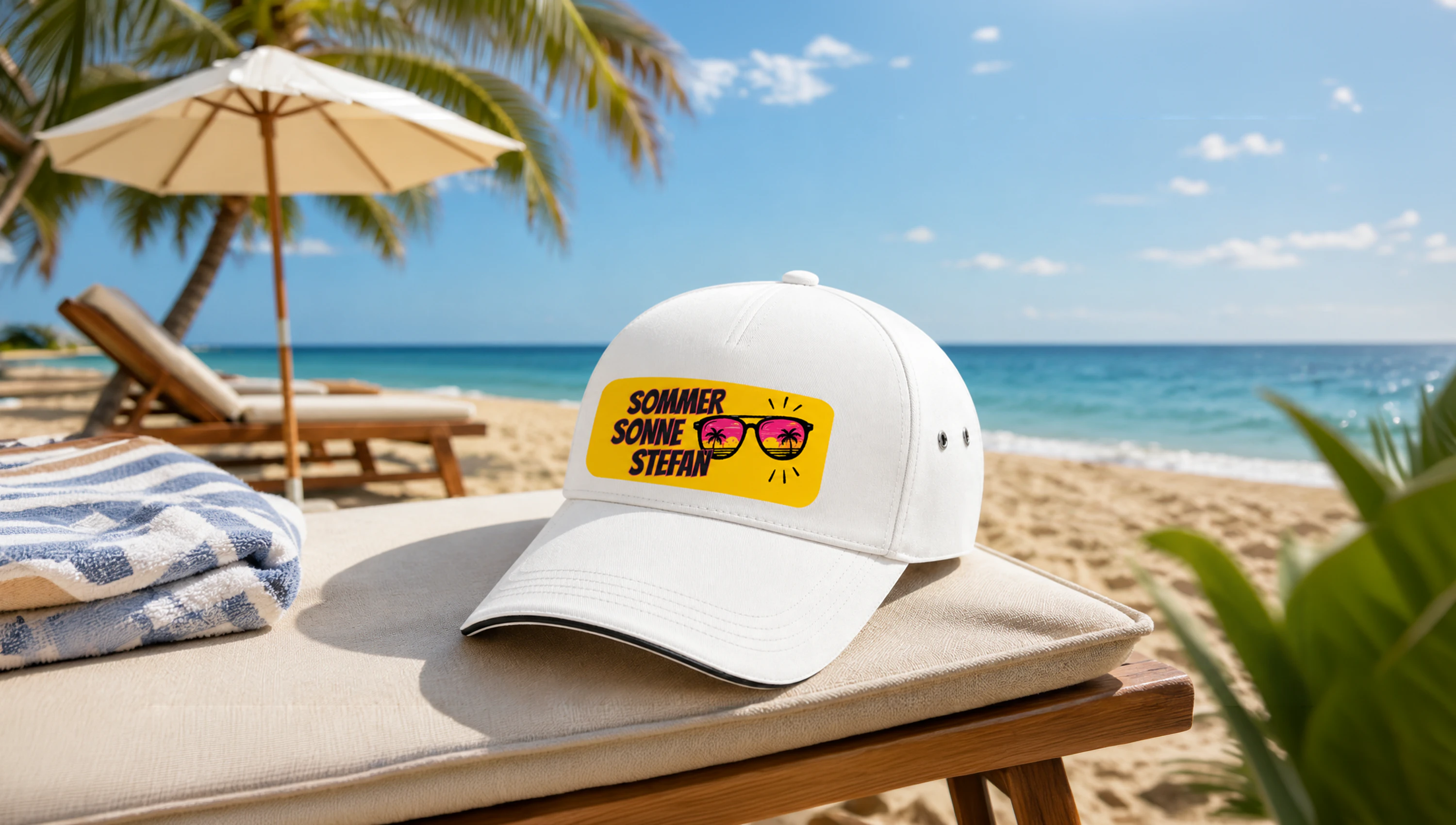 Personalisierte Baseball-Cap selbst gestalten