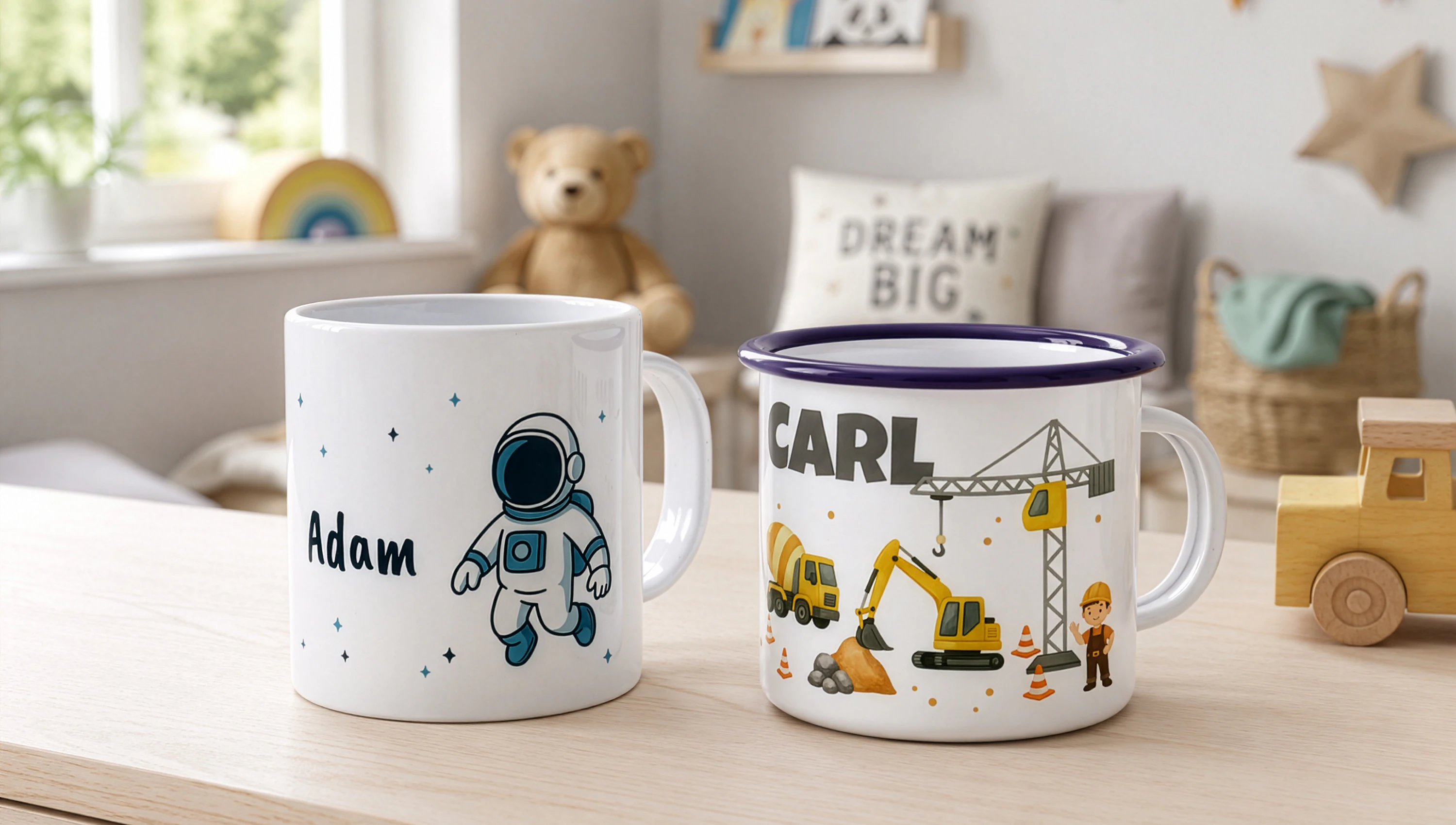 Personalisierte Kindertassen für kleine Lieblingsmenschen