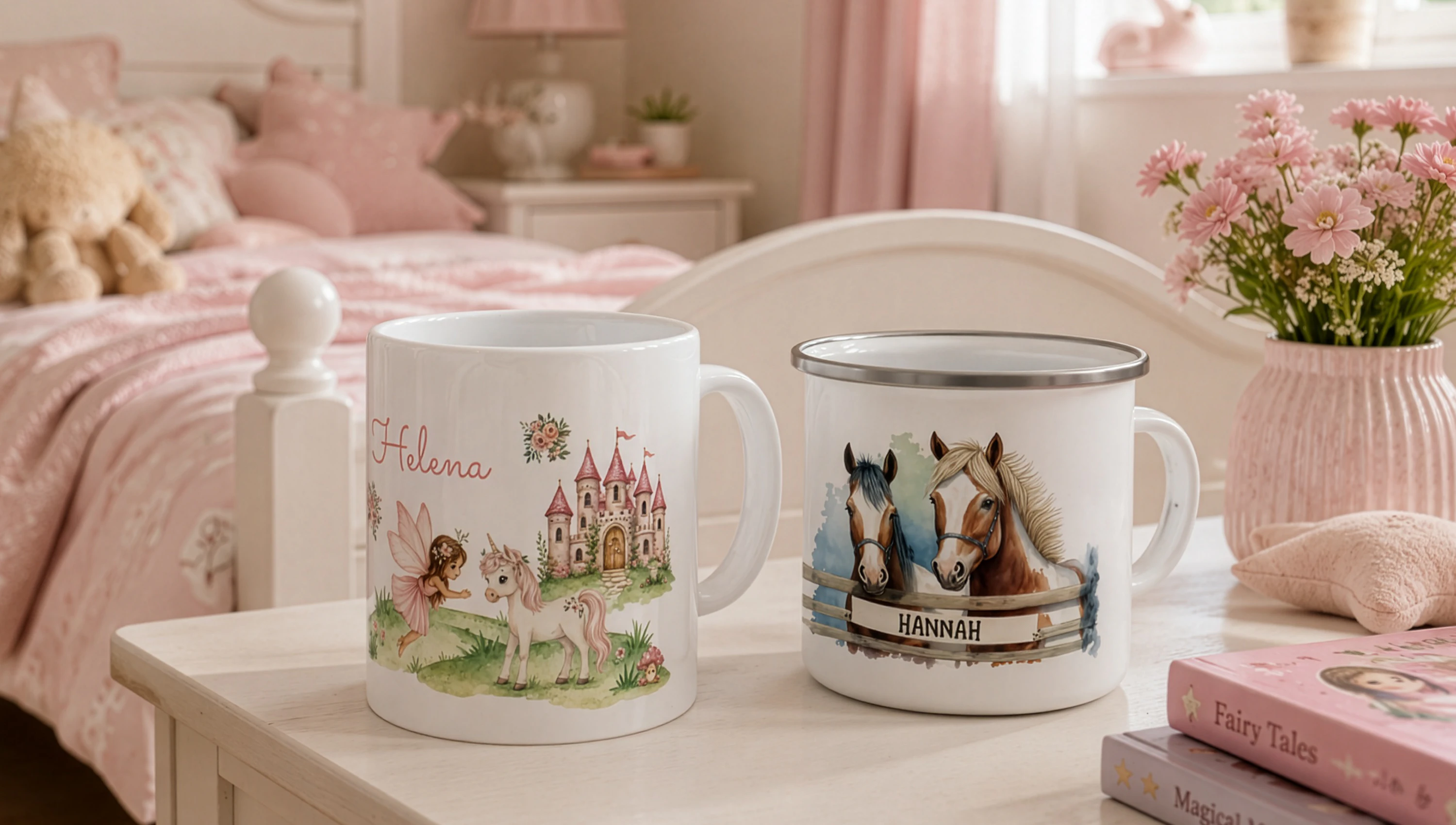 Kindertasse mit Namen oder Foto online gestalten