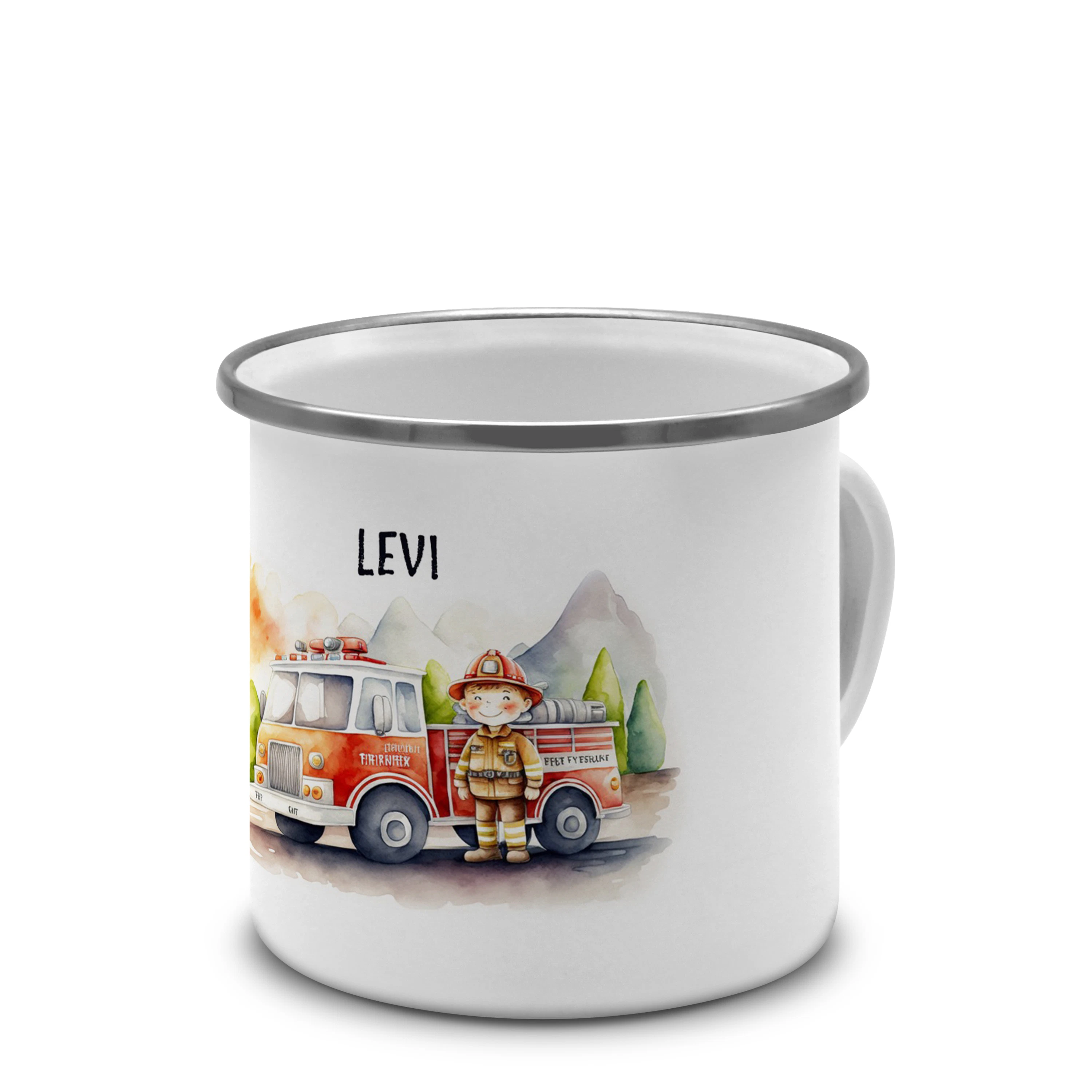Emaille-Tasse