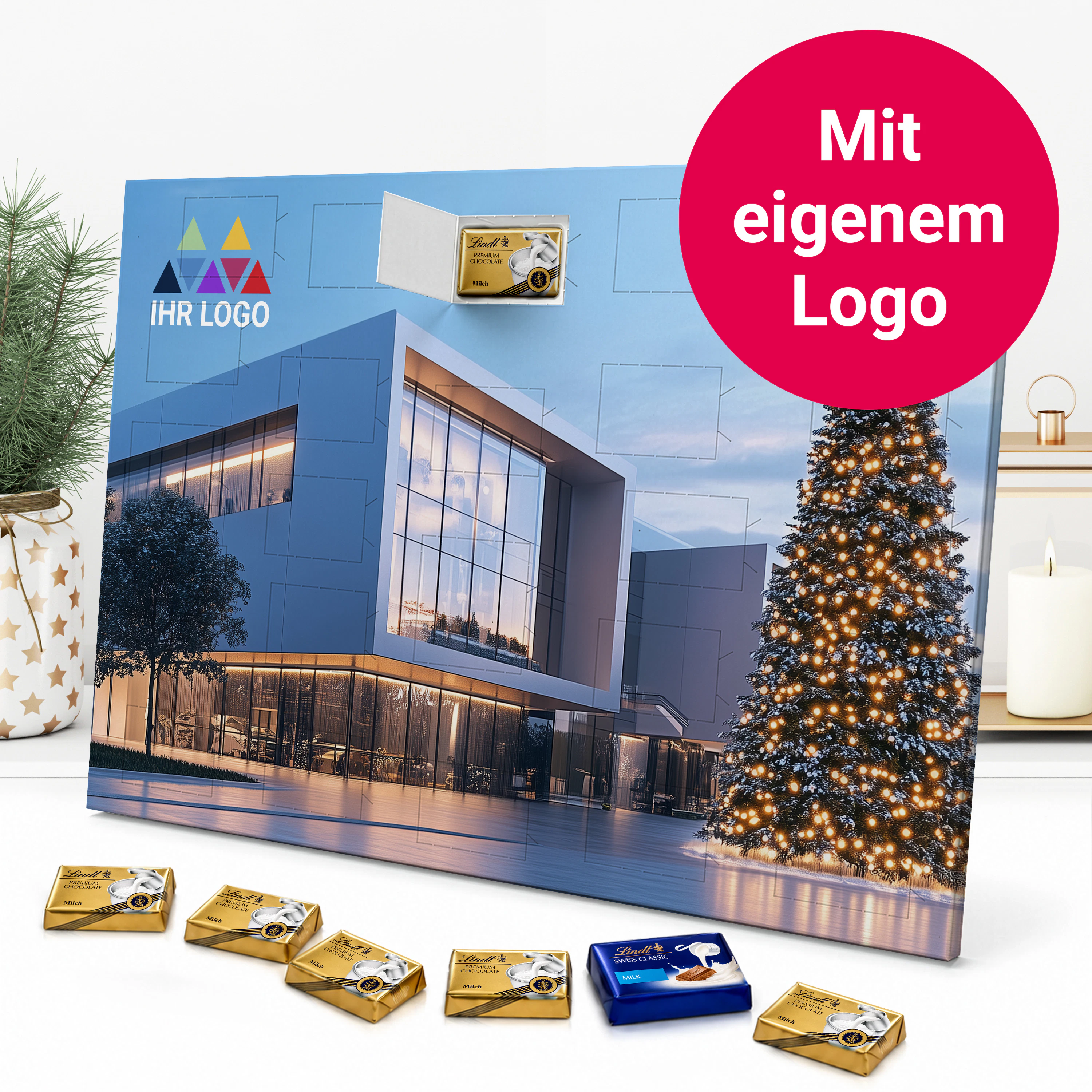 Werbemittel-Adventskalender mit Logo