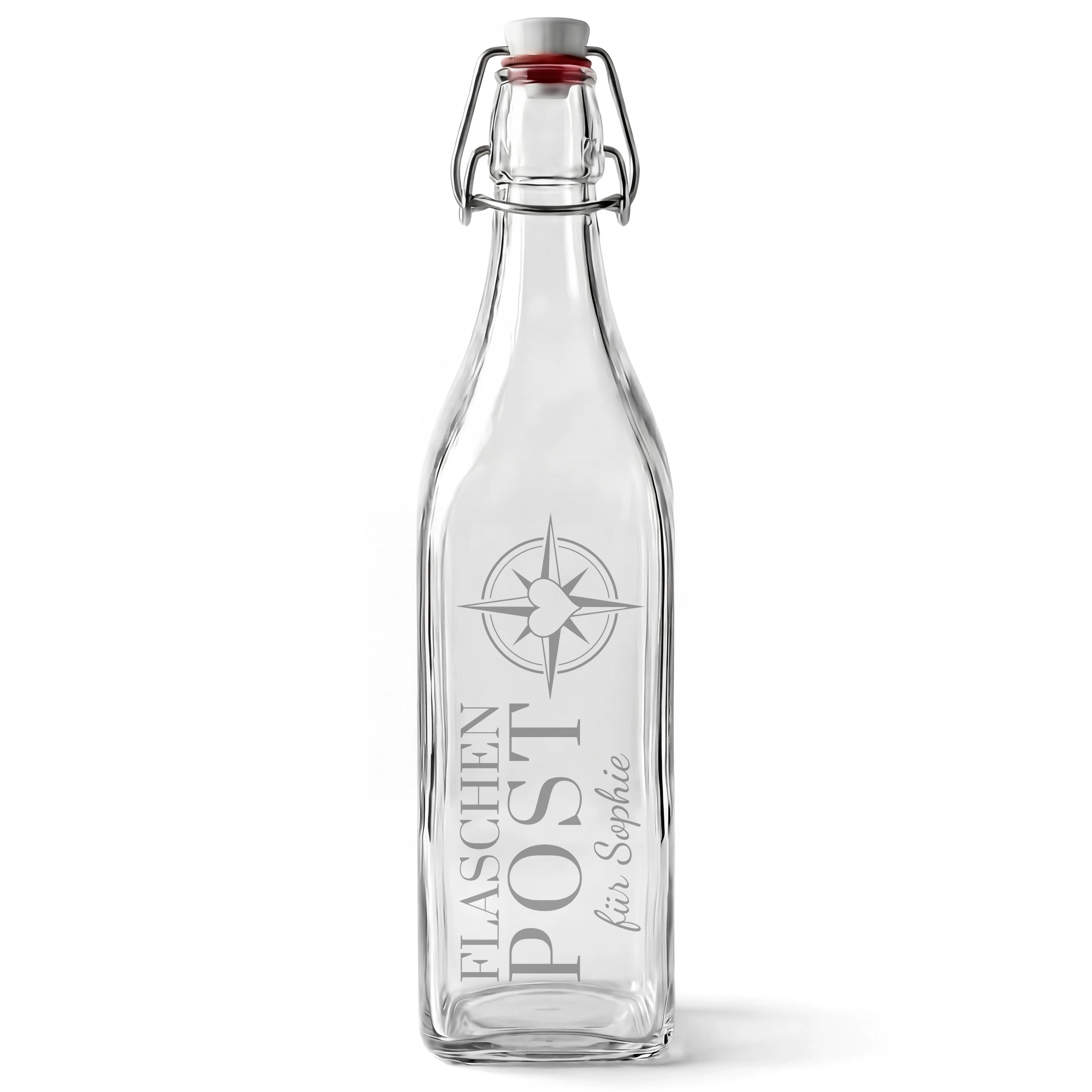 Glasflasche mit Bügelverschluss