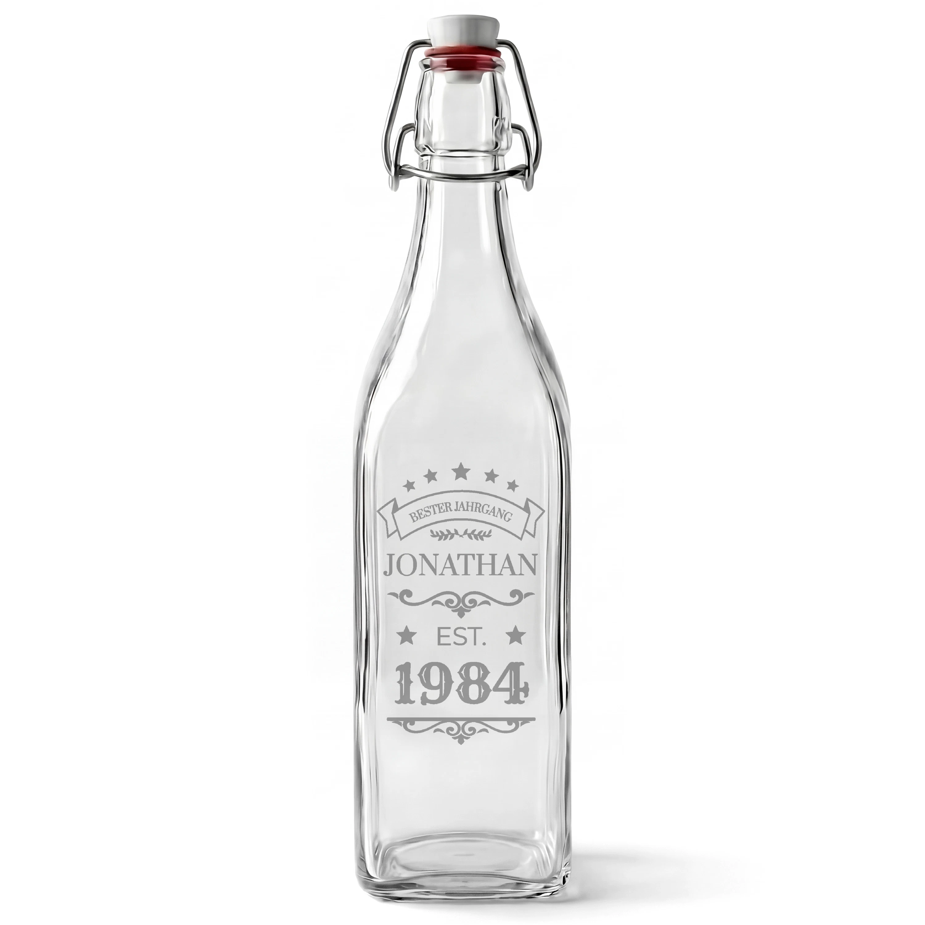 Glasflasche mit Bügelverschluss