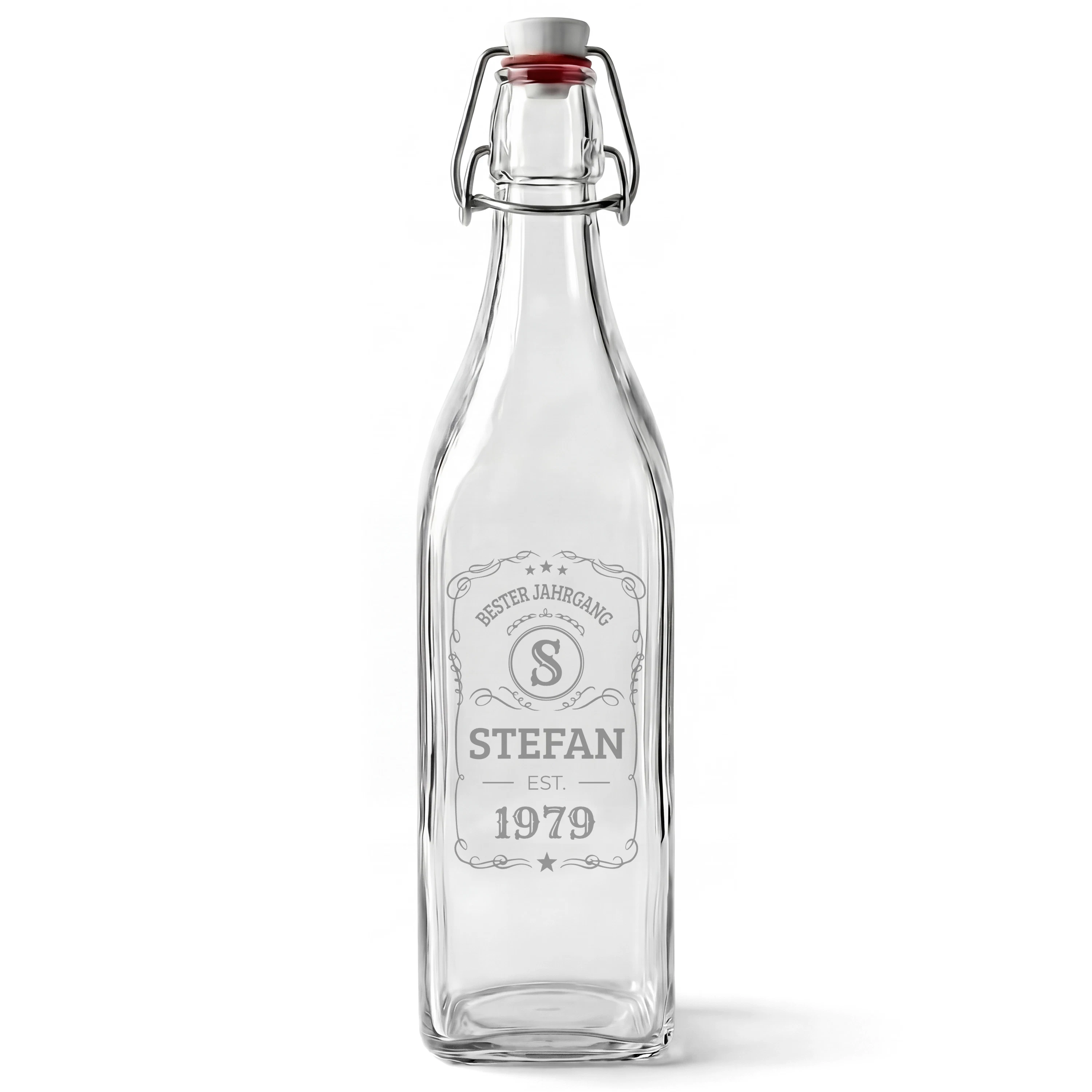 Glasflasche mit Bügelverschluss