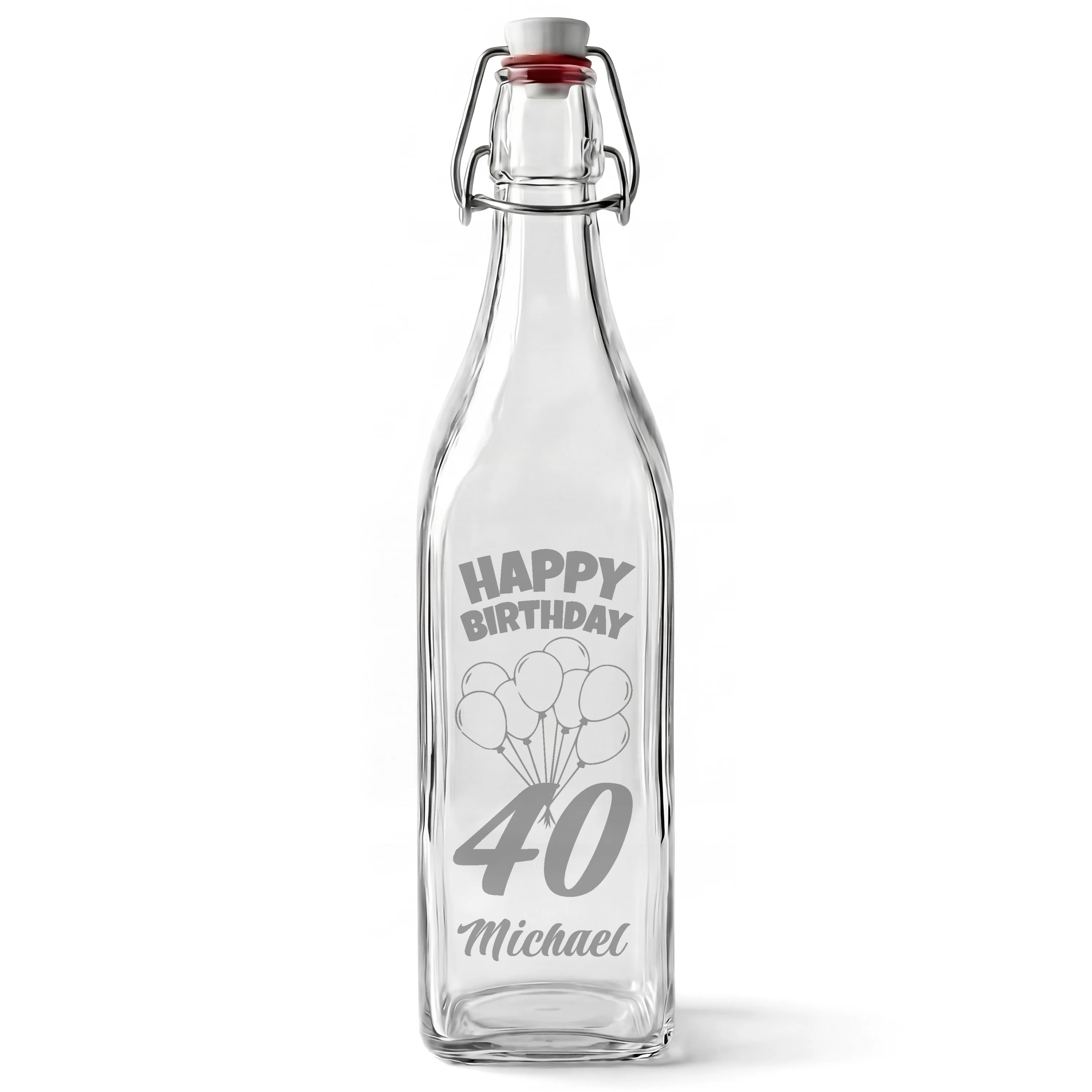 Glasflasche mit Bügelverschluss