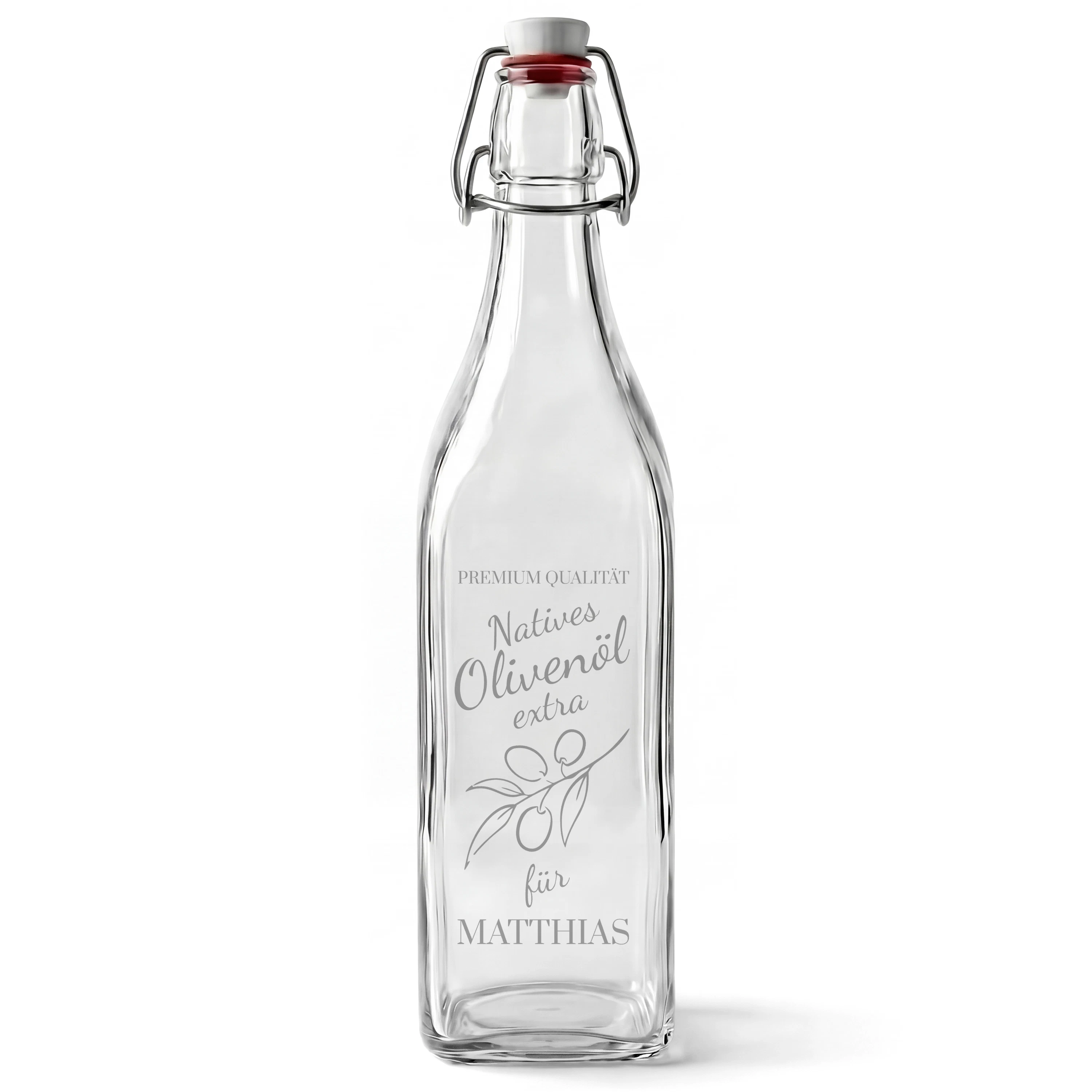Glasflasche mit Bügelverschluss