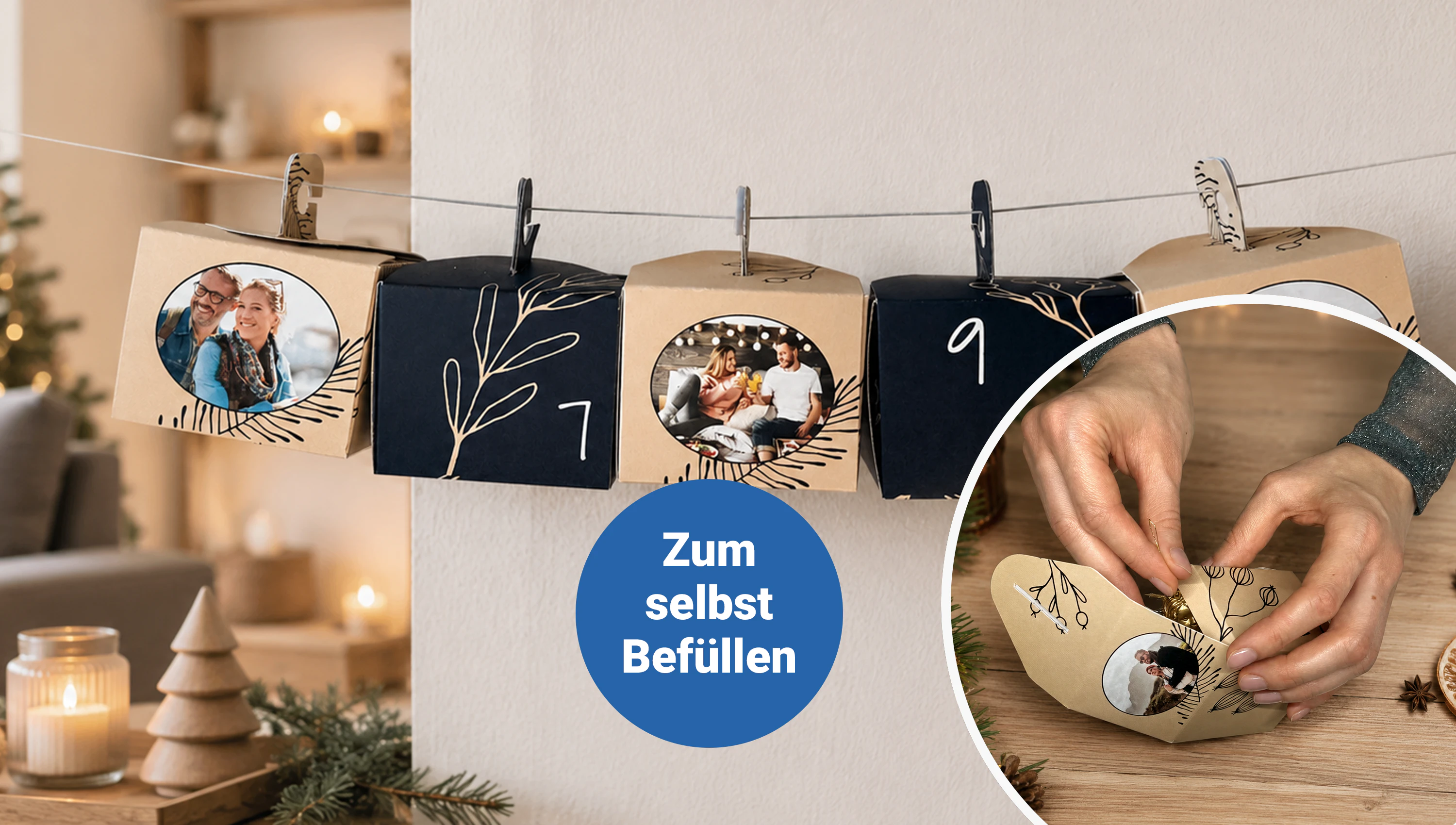 Persönliche Adventskalender im XL-Format – Geschenkidee vor Weihnachten