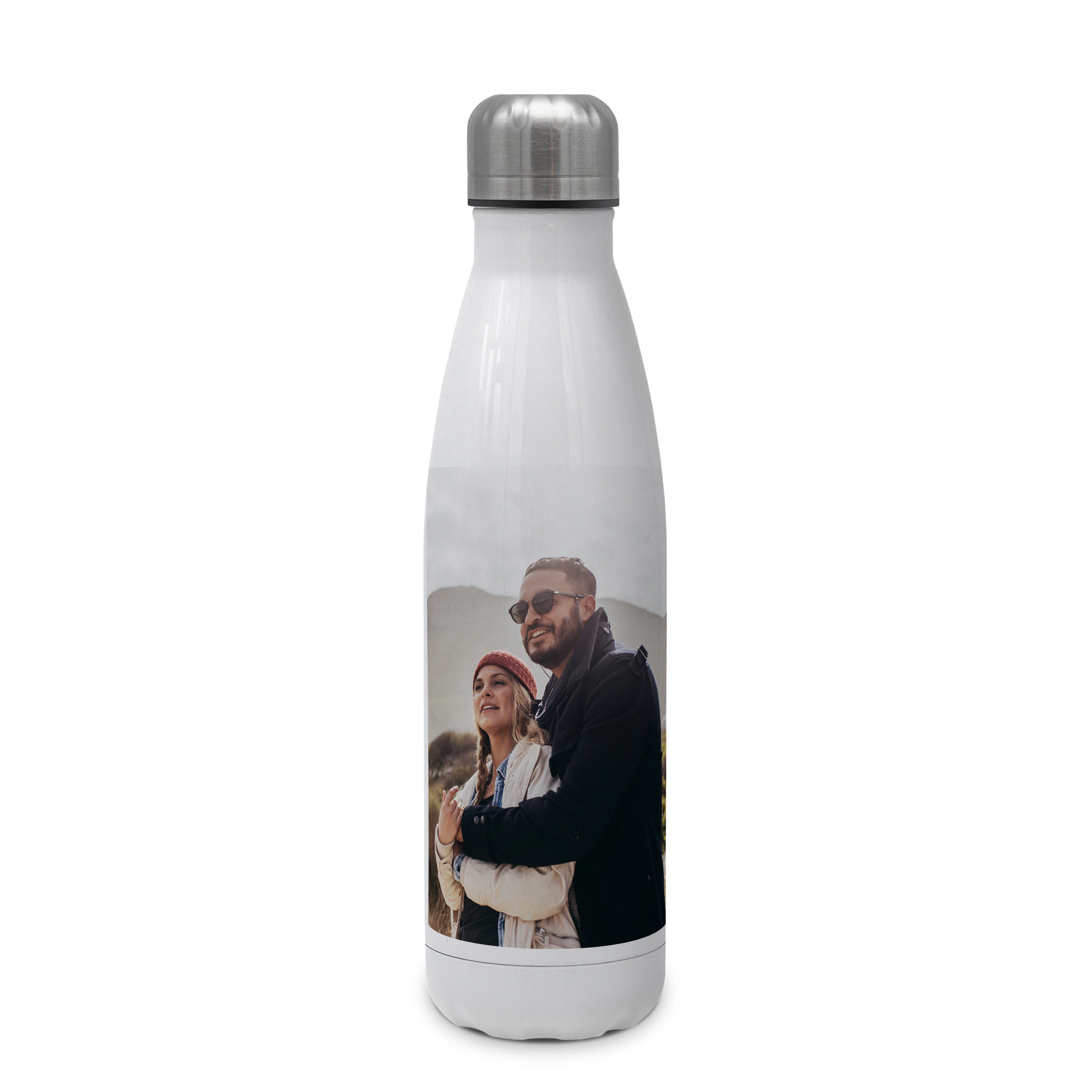 Thermo-Trinkflasche mit eigenem Foto