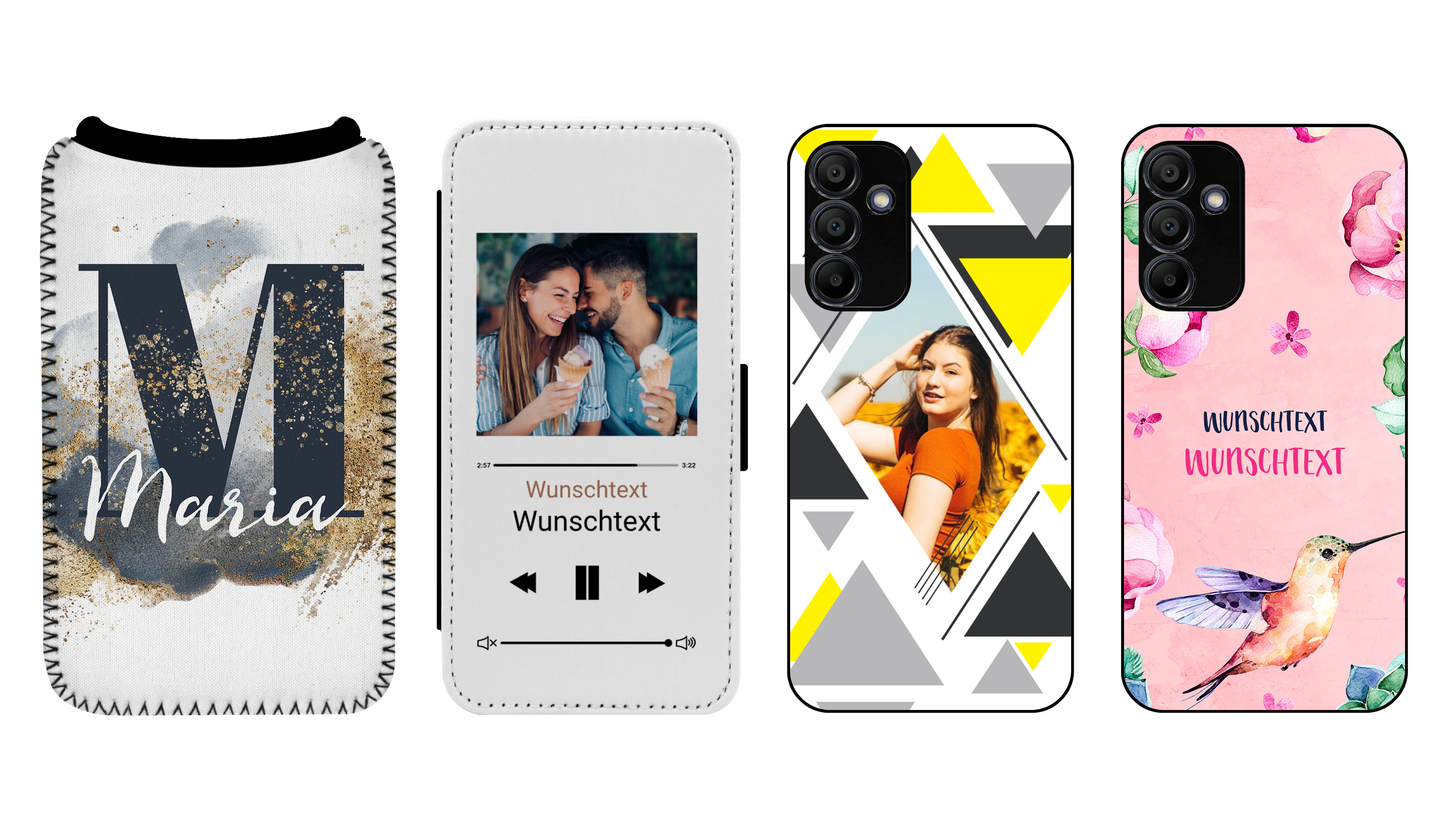 Samsung Galaxy A15 5G Hülle mit Foto, Namen oder Wunschtext