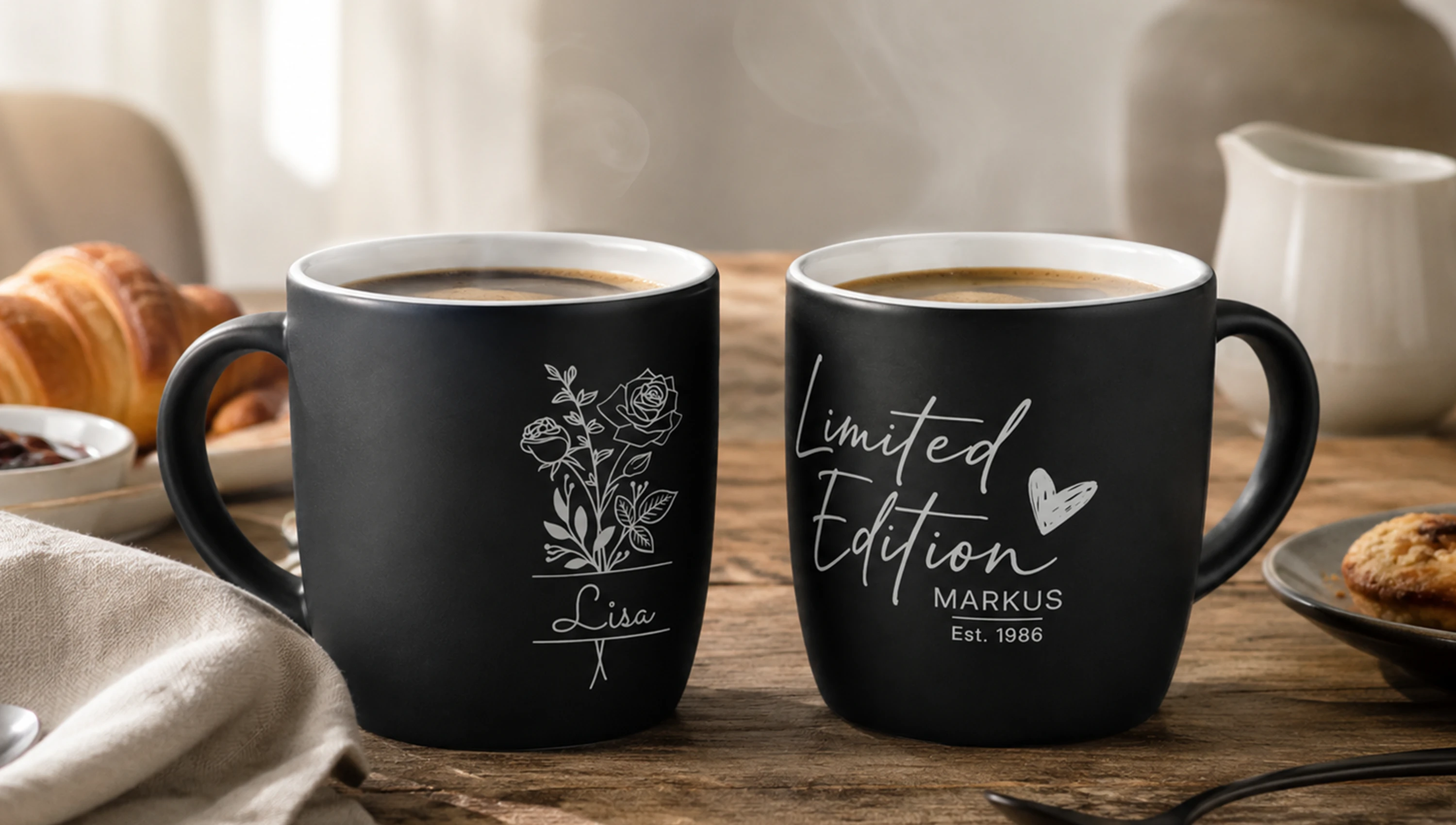 Tassen mit Gravur - Geschenkidee für jeden Anlass