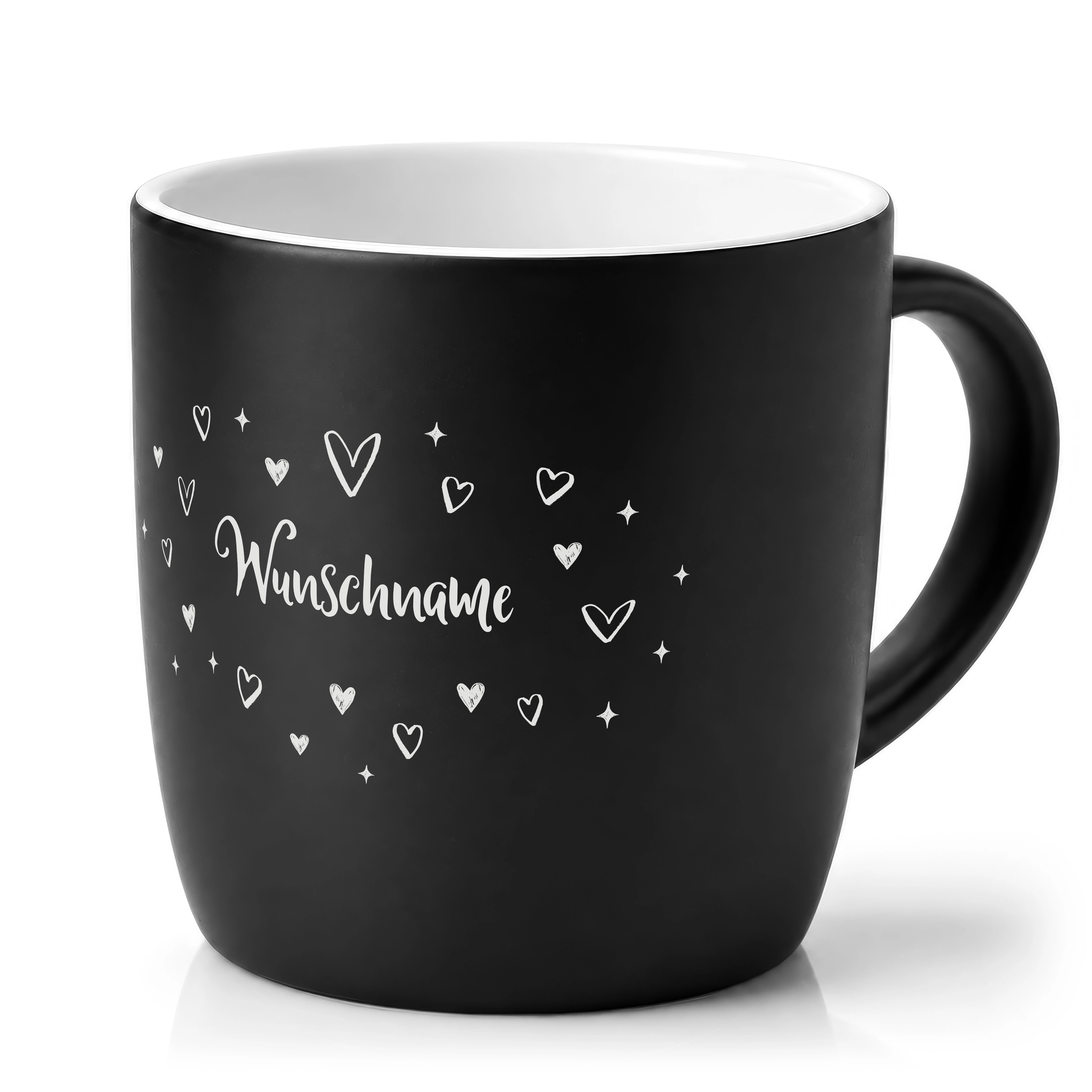 Kaffeebecher "Gravur" Herzchen