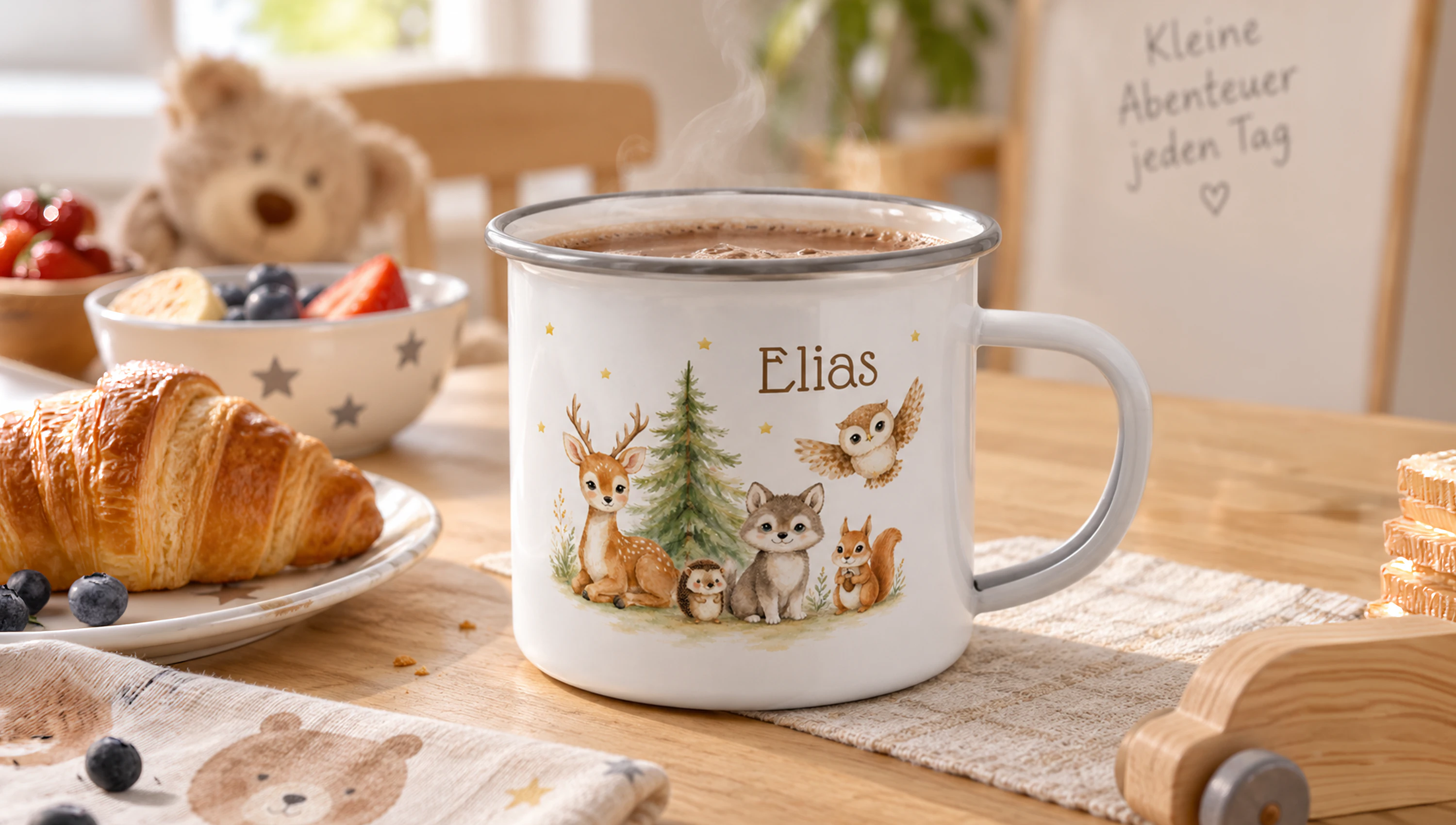 Kindertasse mit Namen oder Foto online gestalten