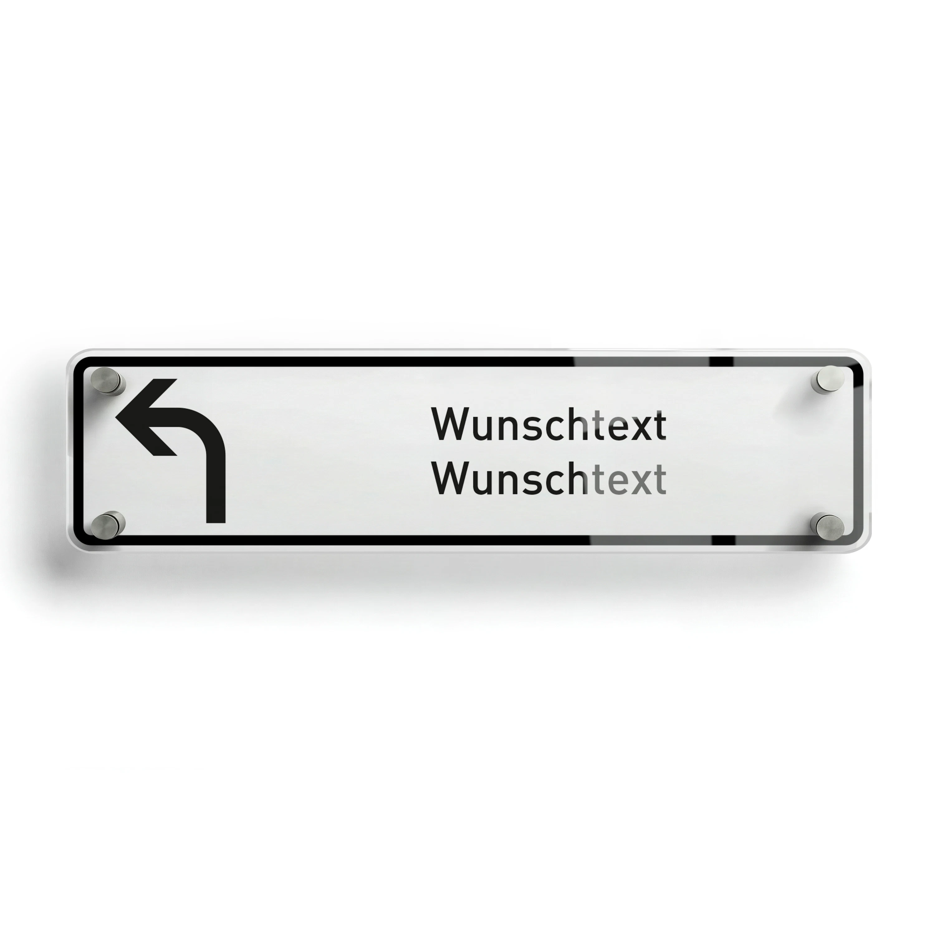 Richtungsschilder schmal