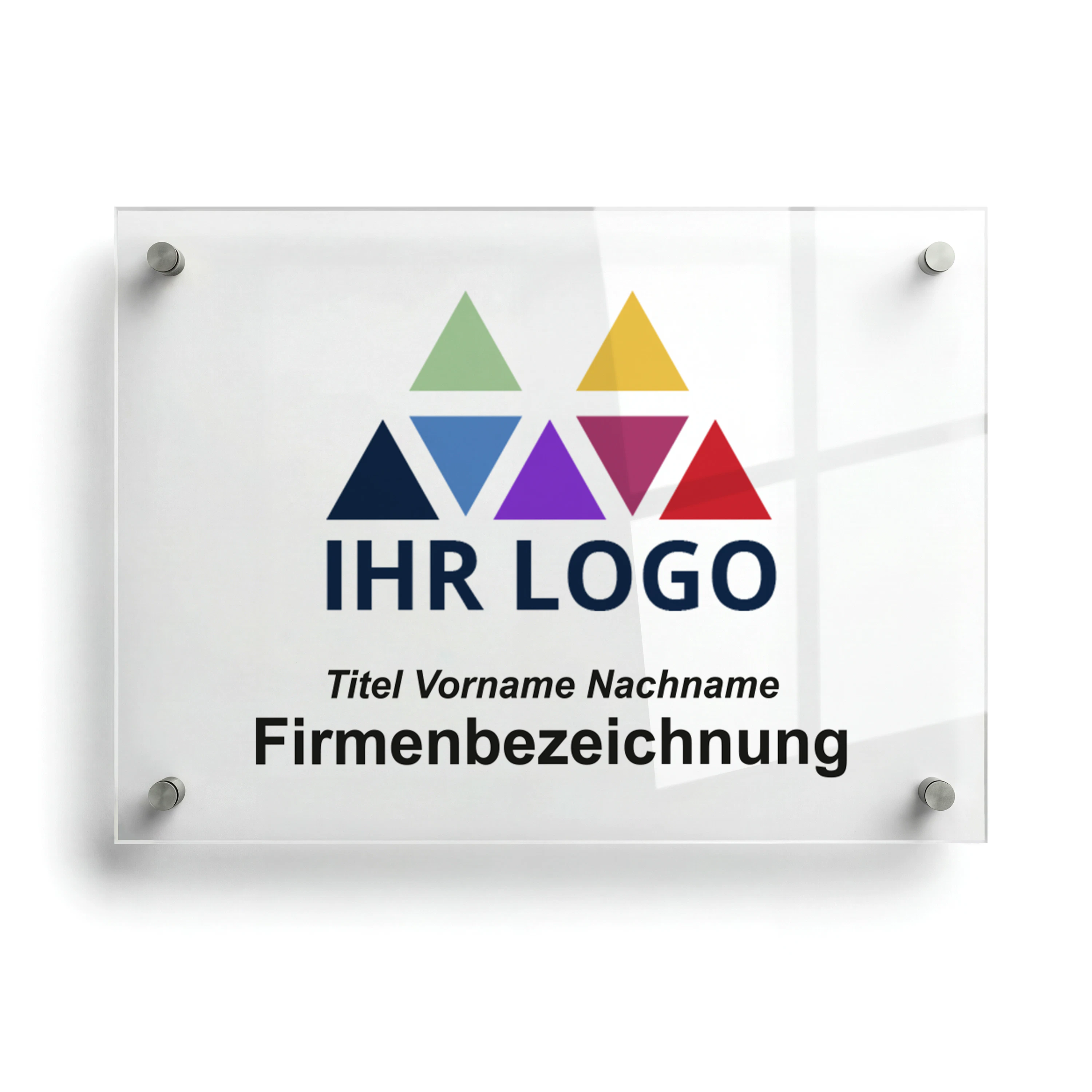 Firmenschild Acryl