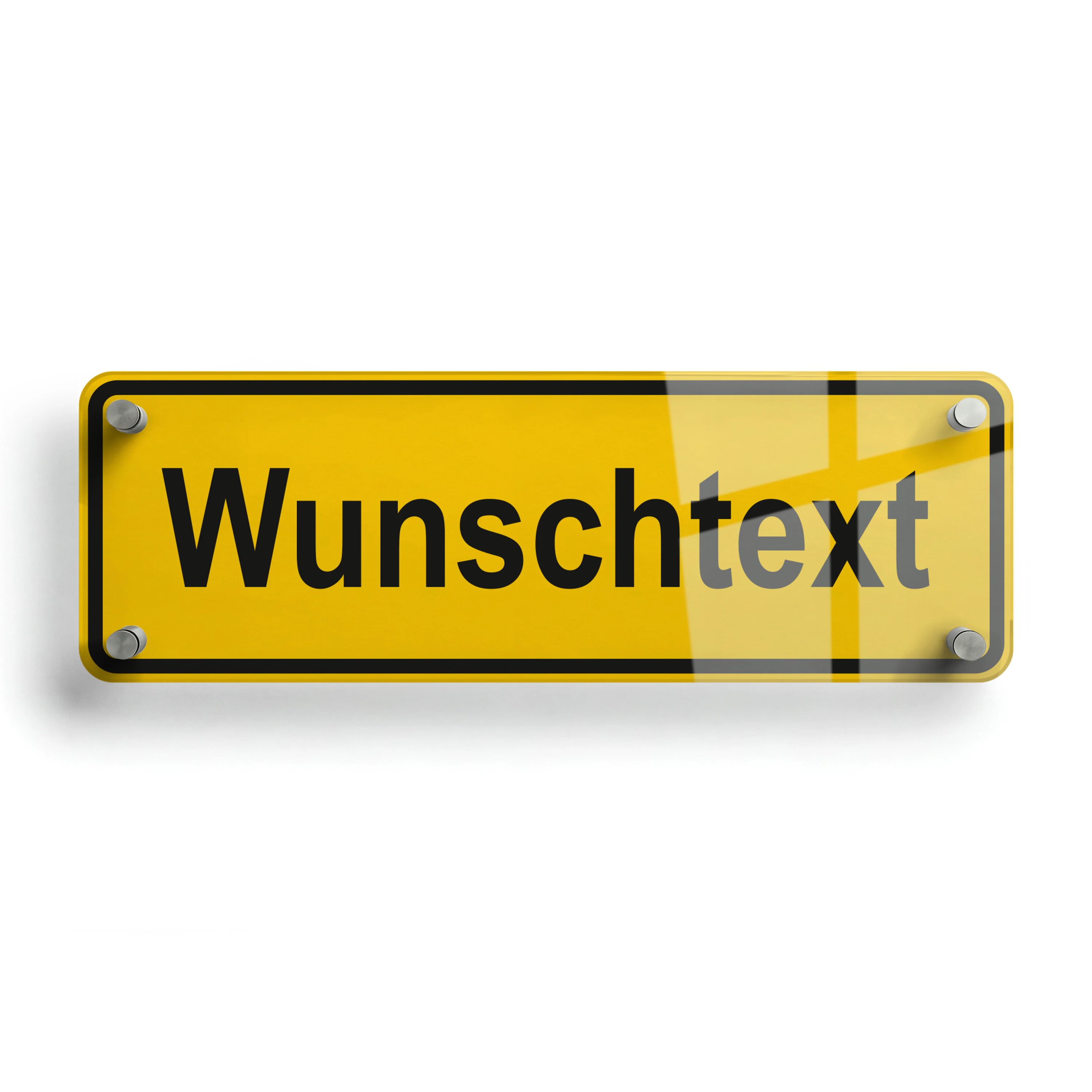 Ortsschilder schmal