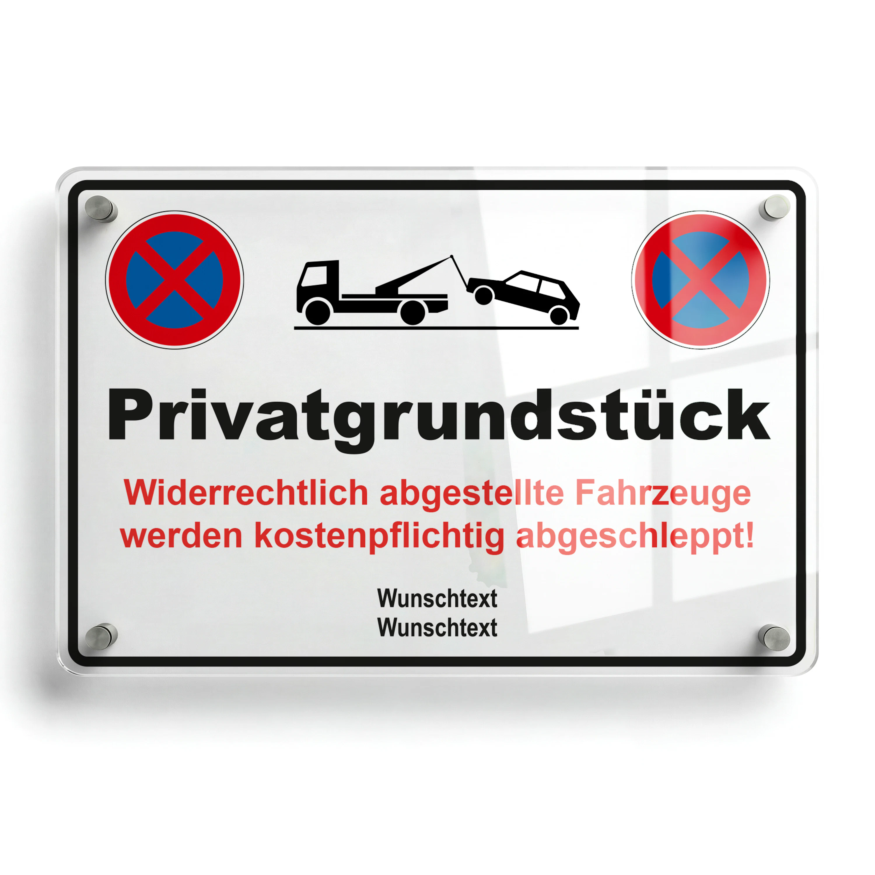 Parkschilder Acryl