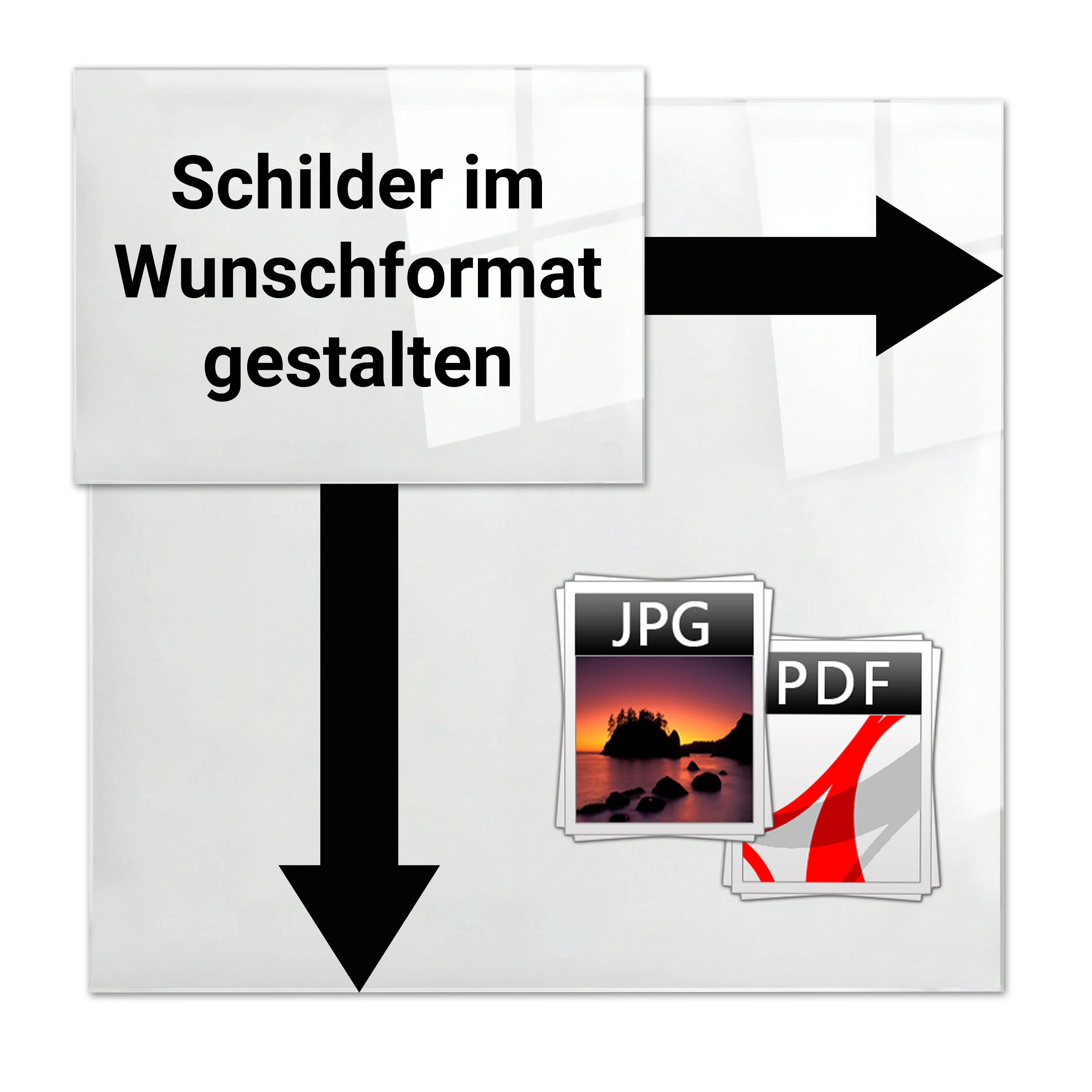 Freestyle Schild Acrylglas