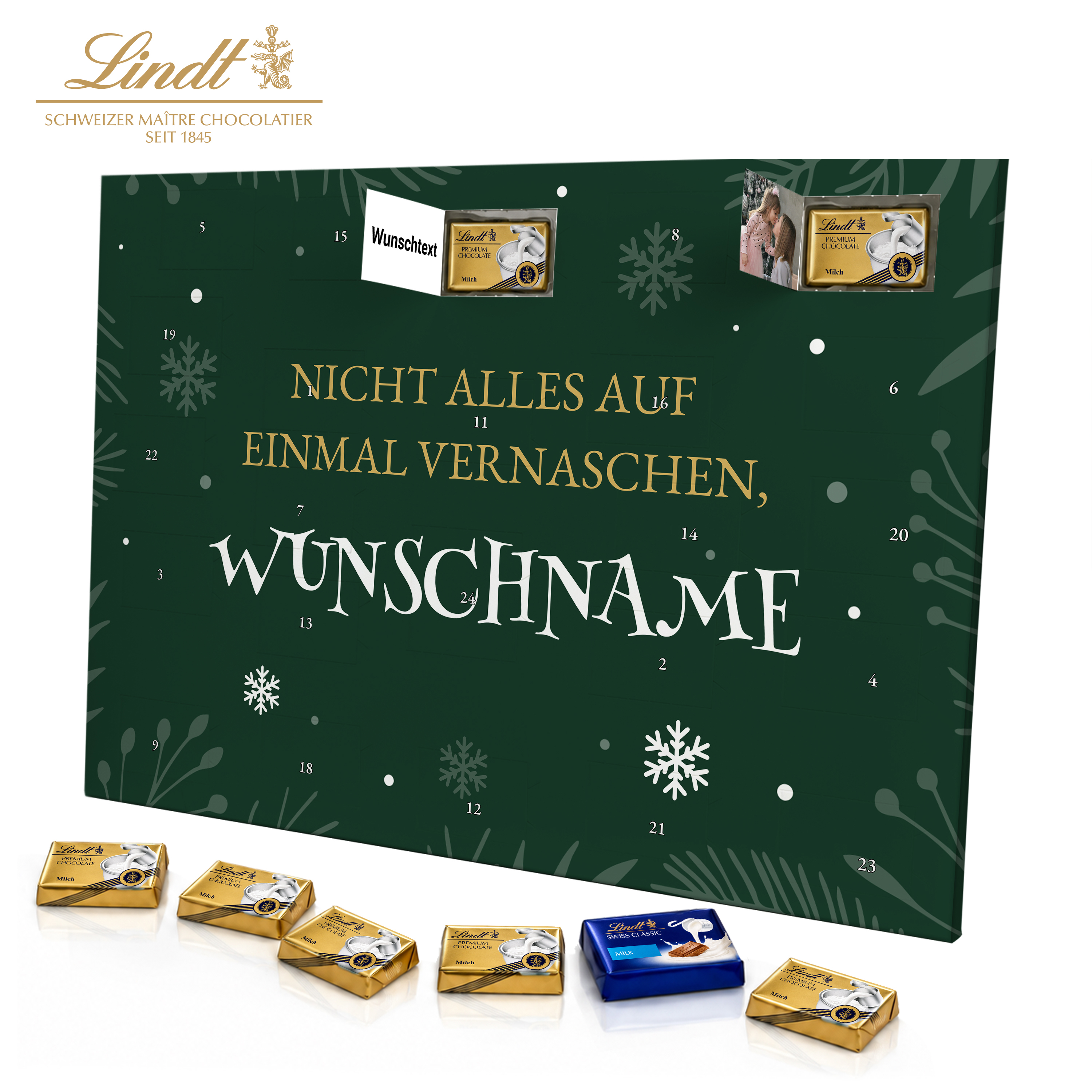 Namens-Adventskalender Lindt