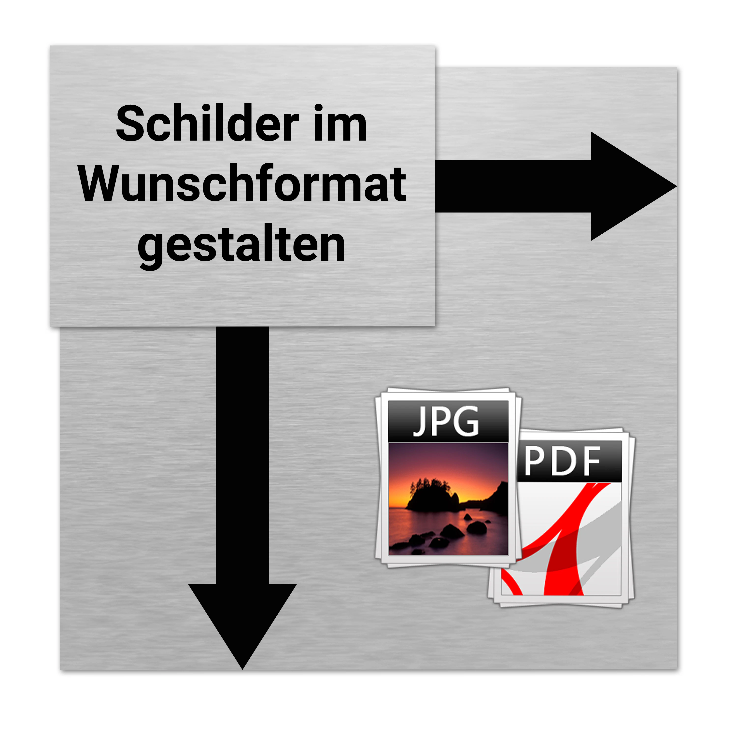 Schild Freestyle Silber