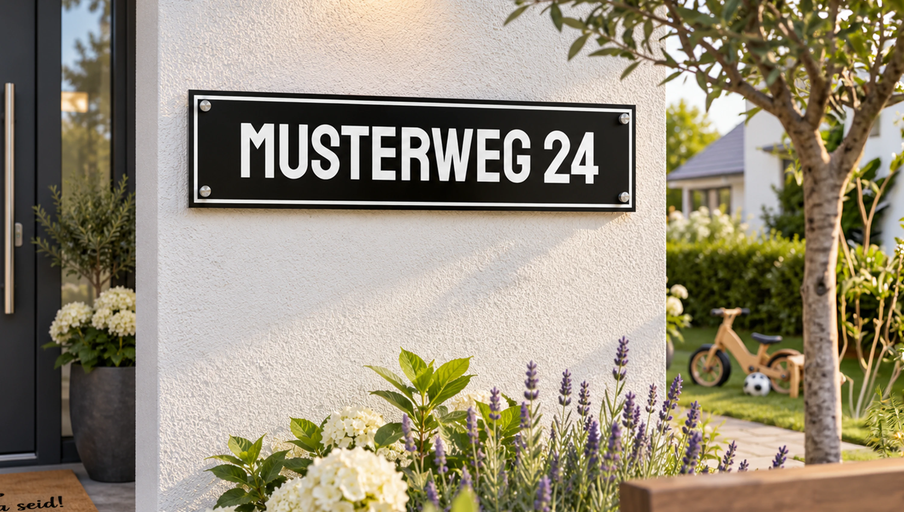 Personalisierte Straßenschilder online gestalten