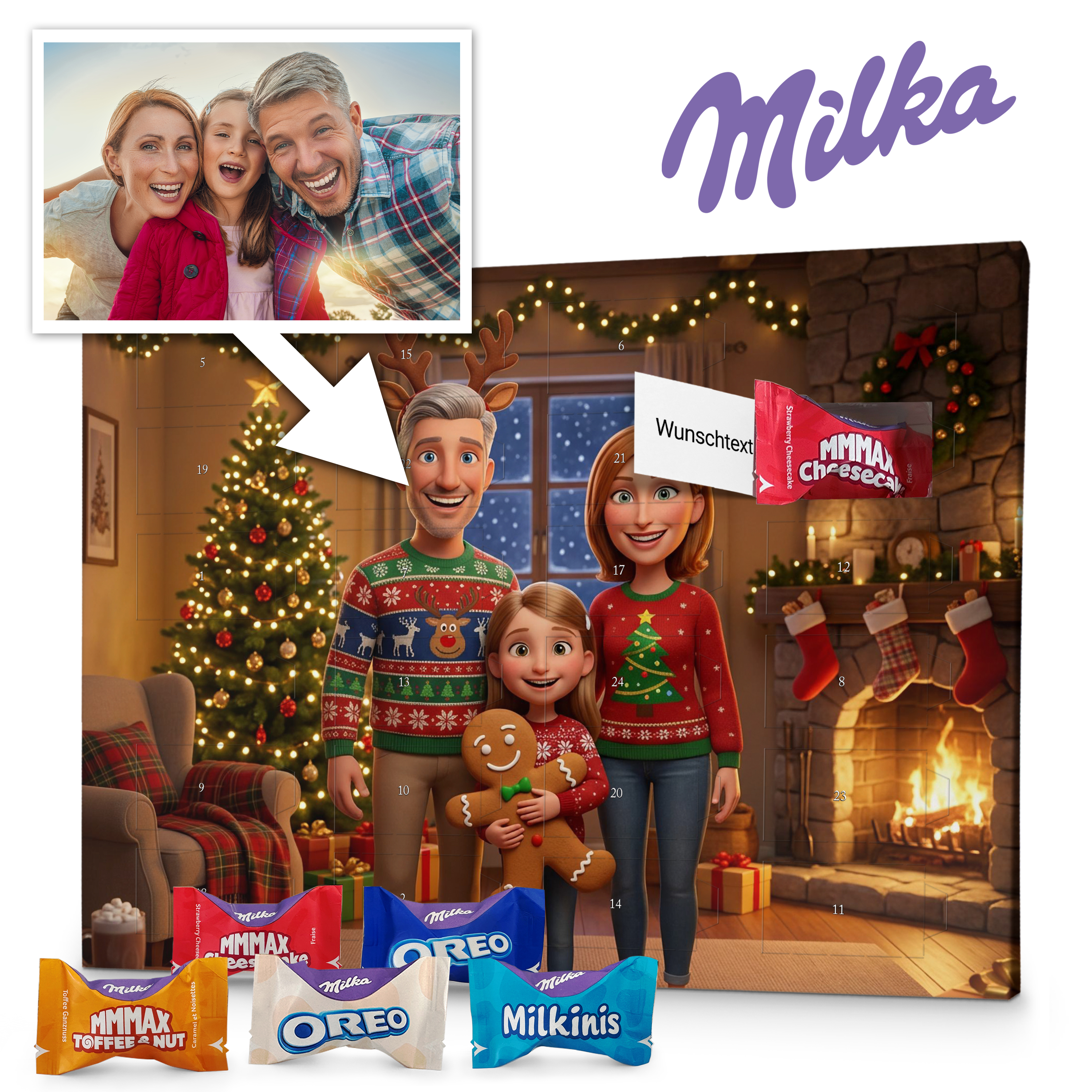 MagicFoto Adventskalender Milka