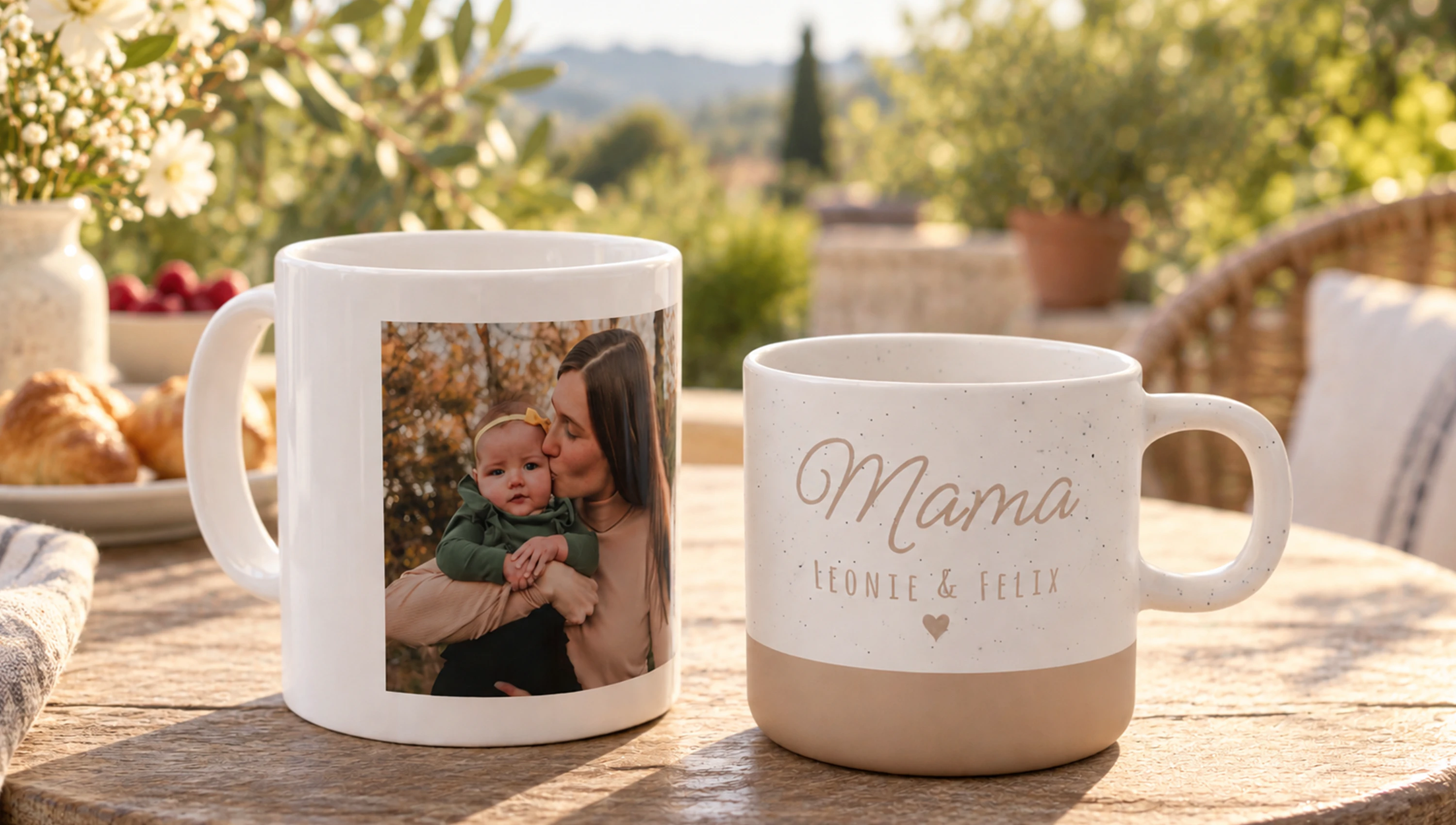 Geschenk für Mama bedrucken oder gravieren lassen