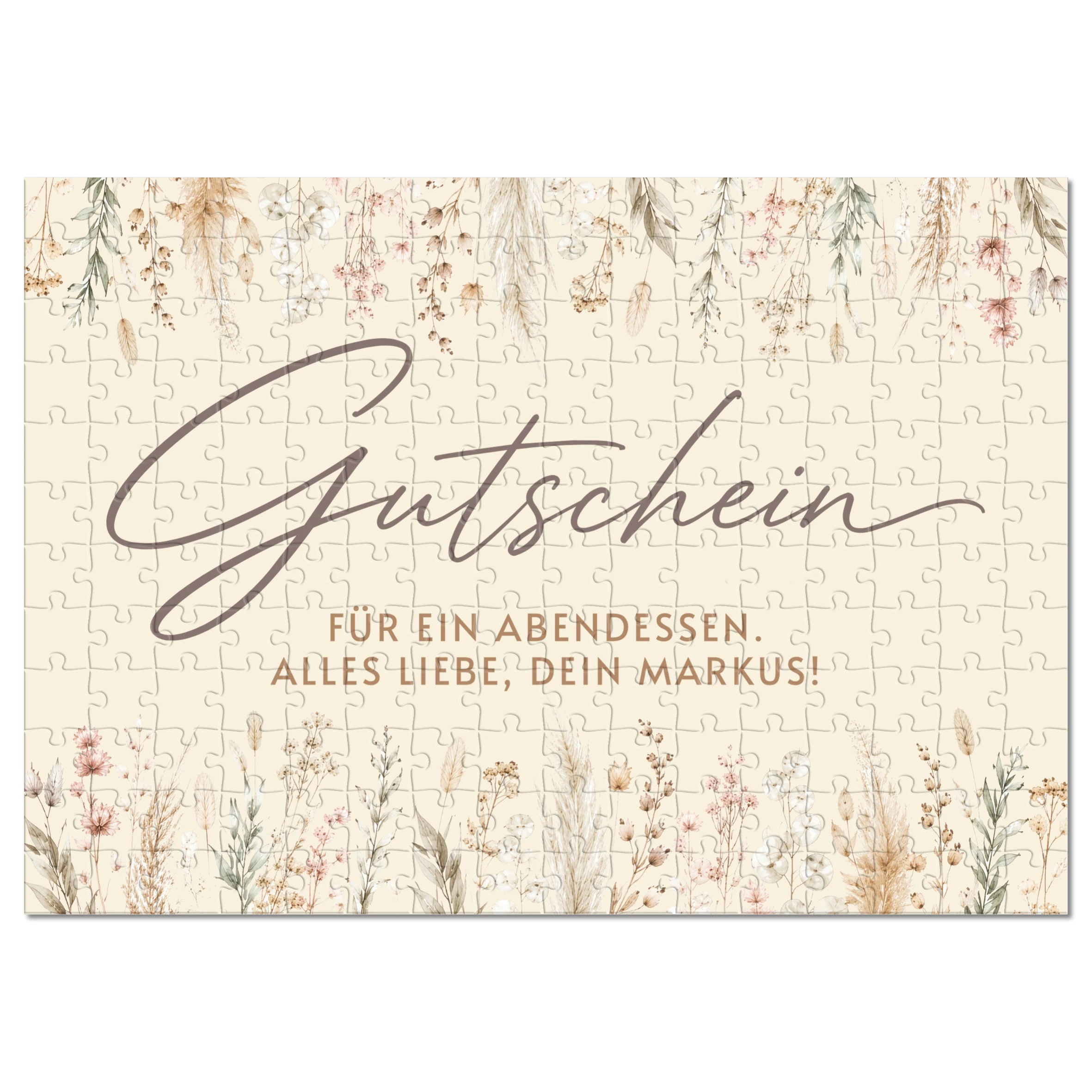 Puzzle Gutschein
