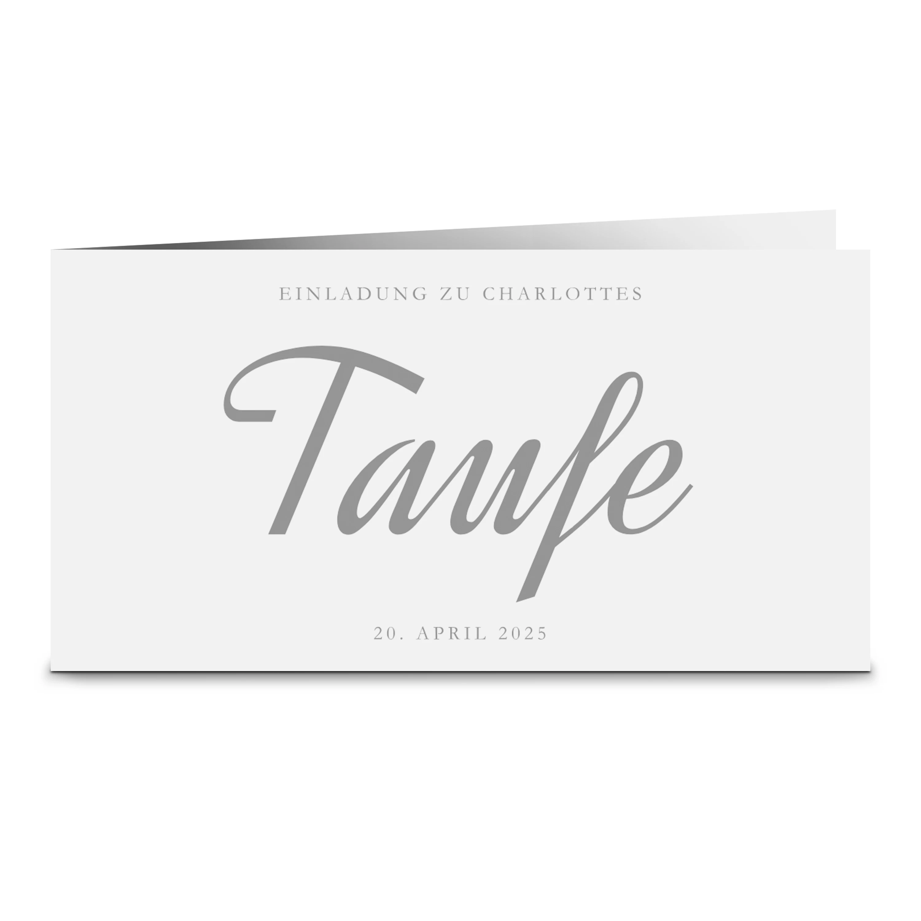 Taufeinladung