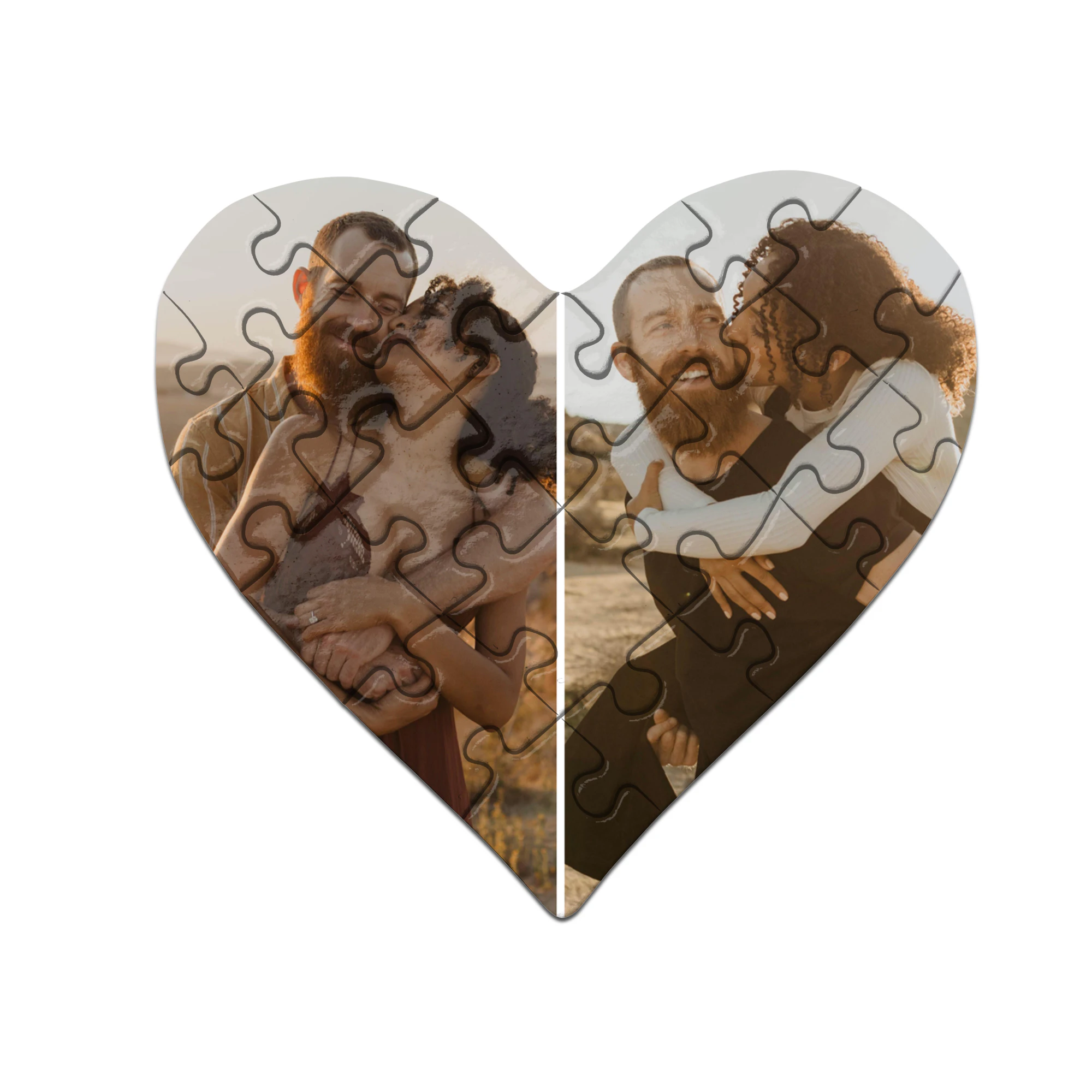 Herzpuzzle 21 Teile