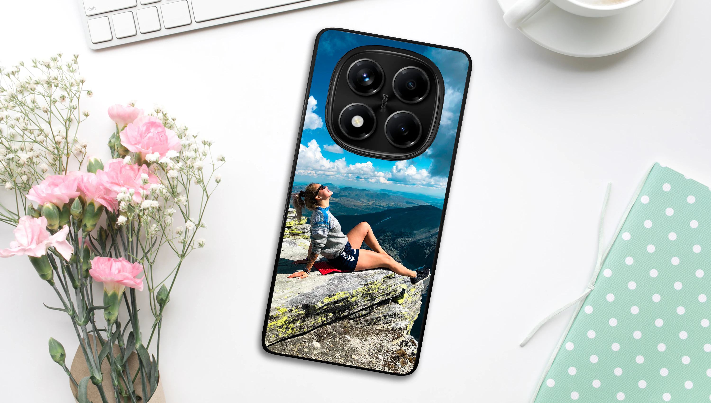 Xiaomi Redmi Note 14 Pro Hülle mit Foto, Namen oder Wunschtext