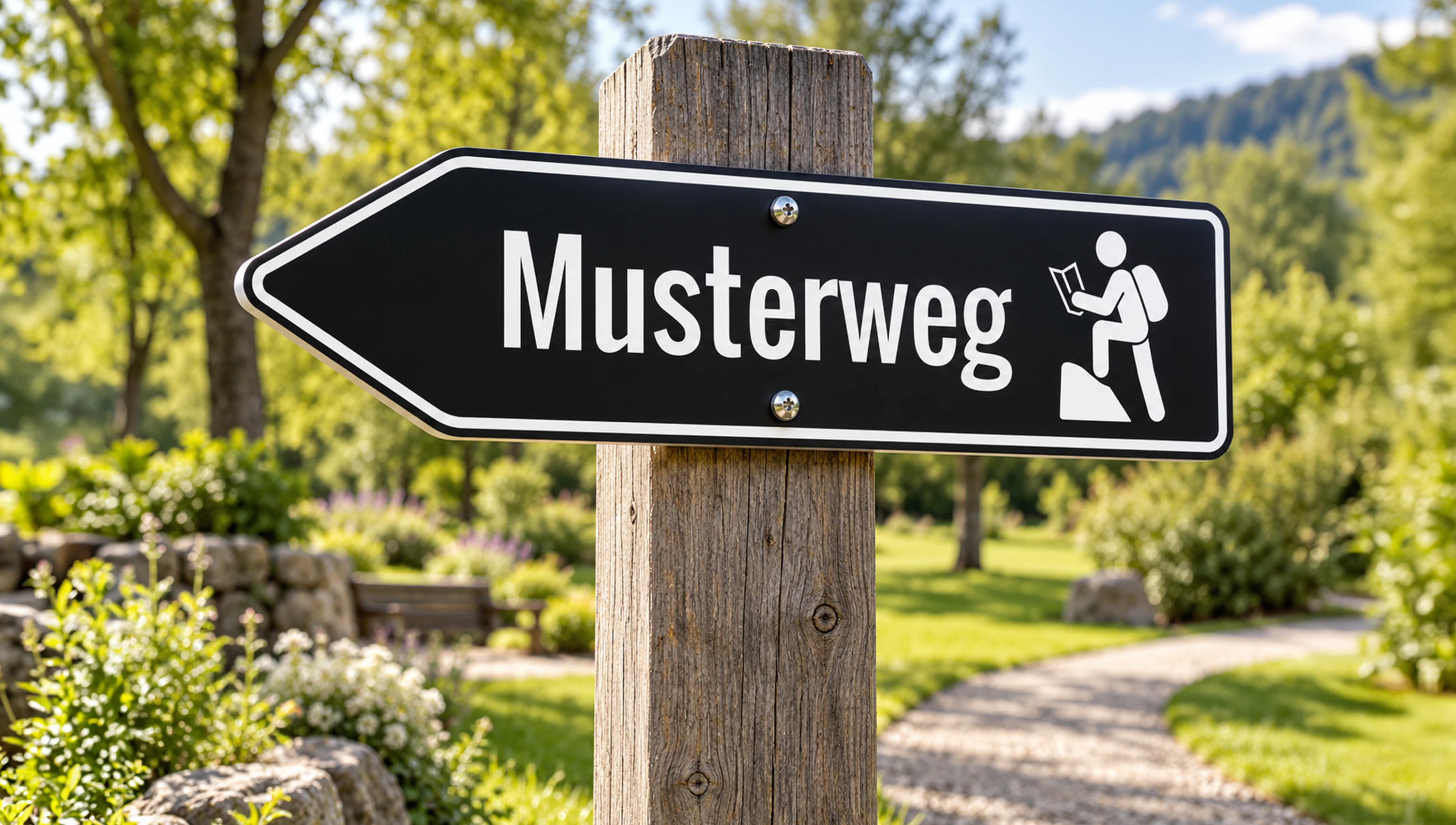 Eigene Wanderwegweiser drucken lassen