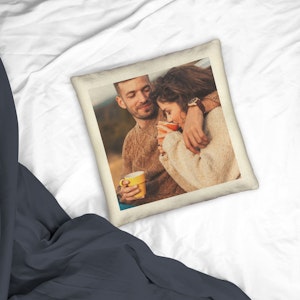 Kirschkernkissen mit Foto