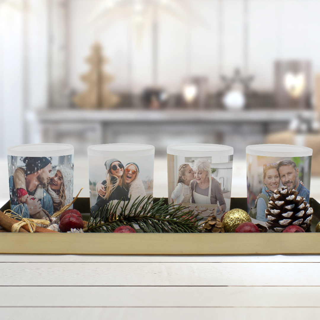 Adventskranz Windlichter