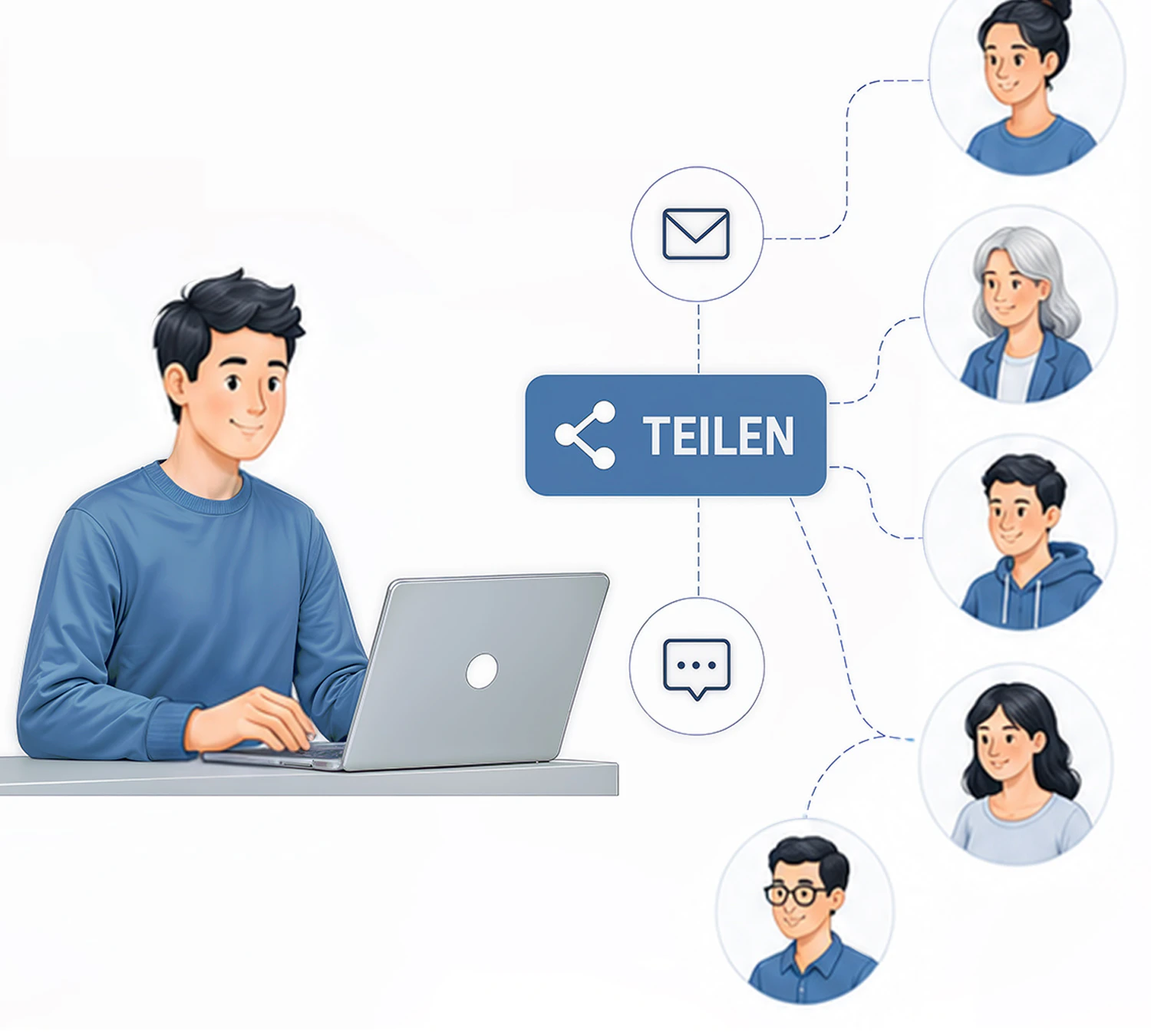 Merkliste teilen