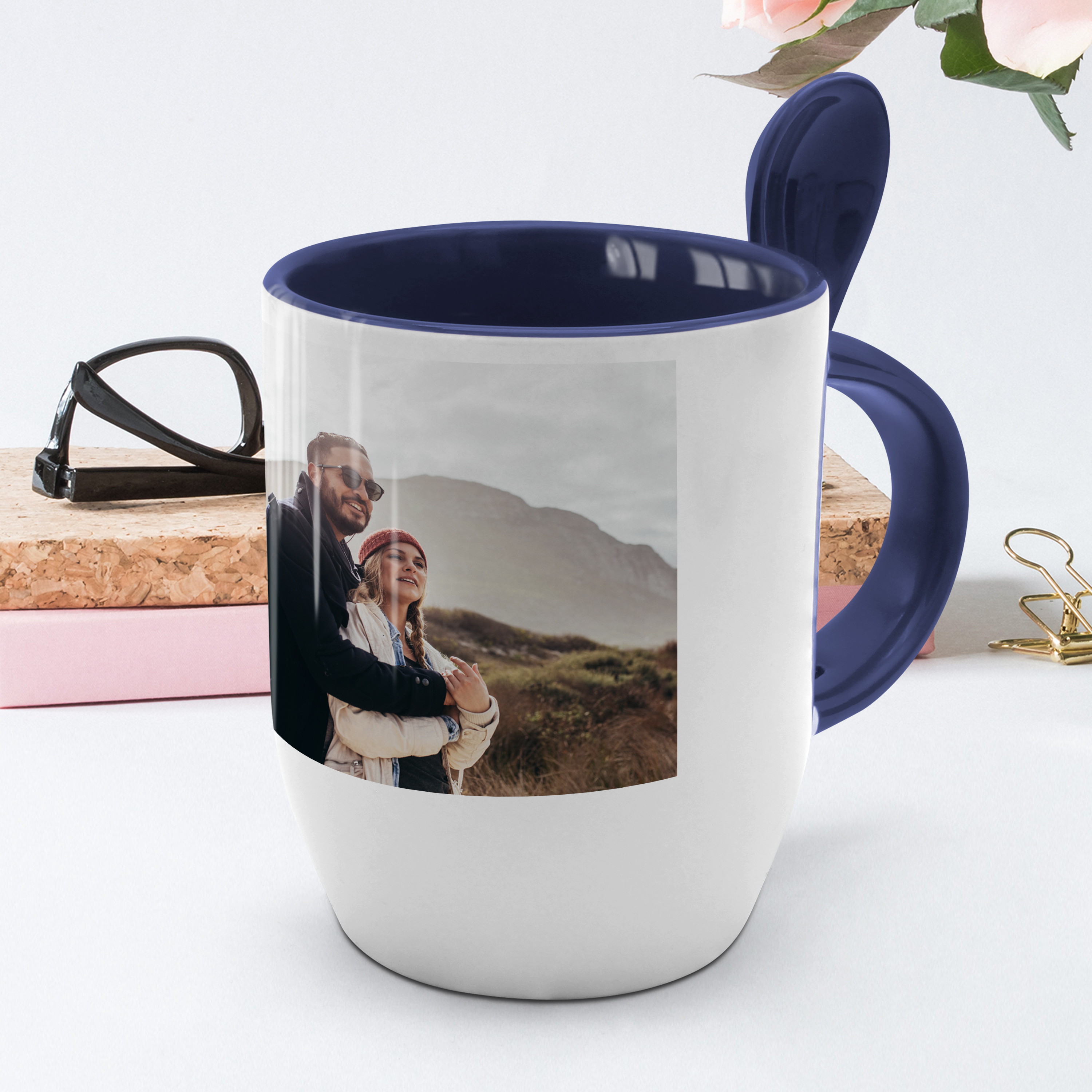 Löffeltasse Blau Standard 4