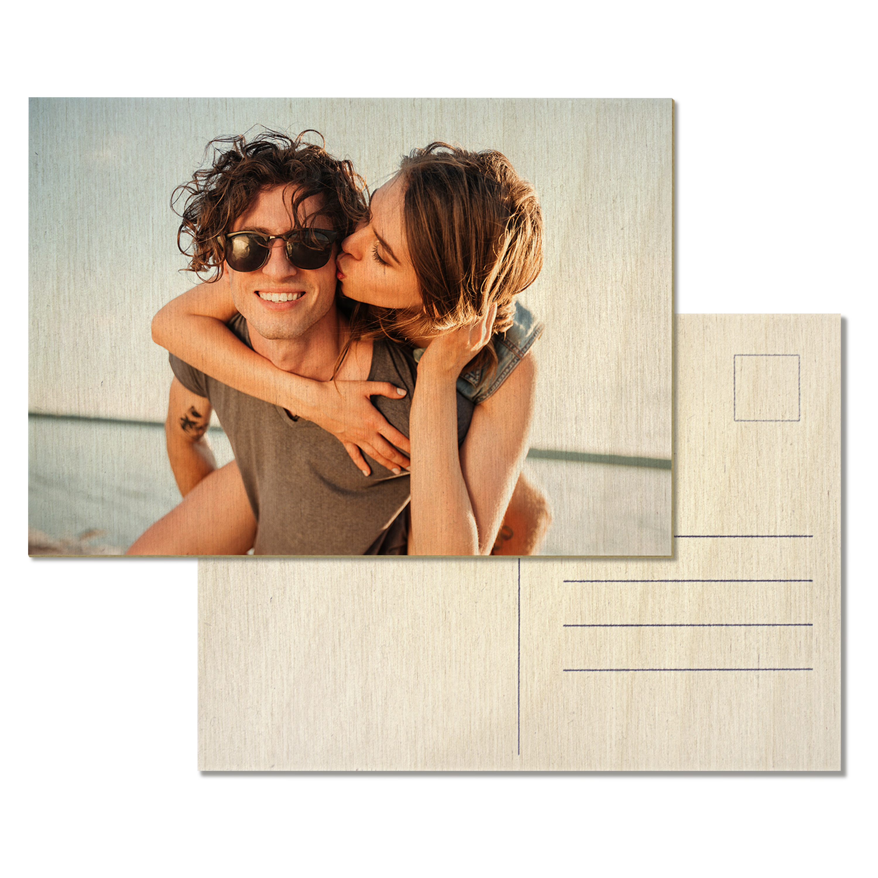 Holzpostkarte - Standard 1
