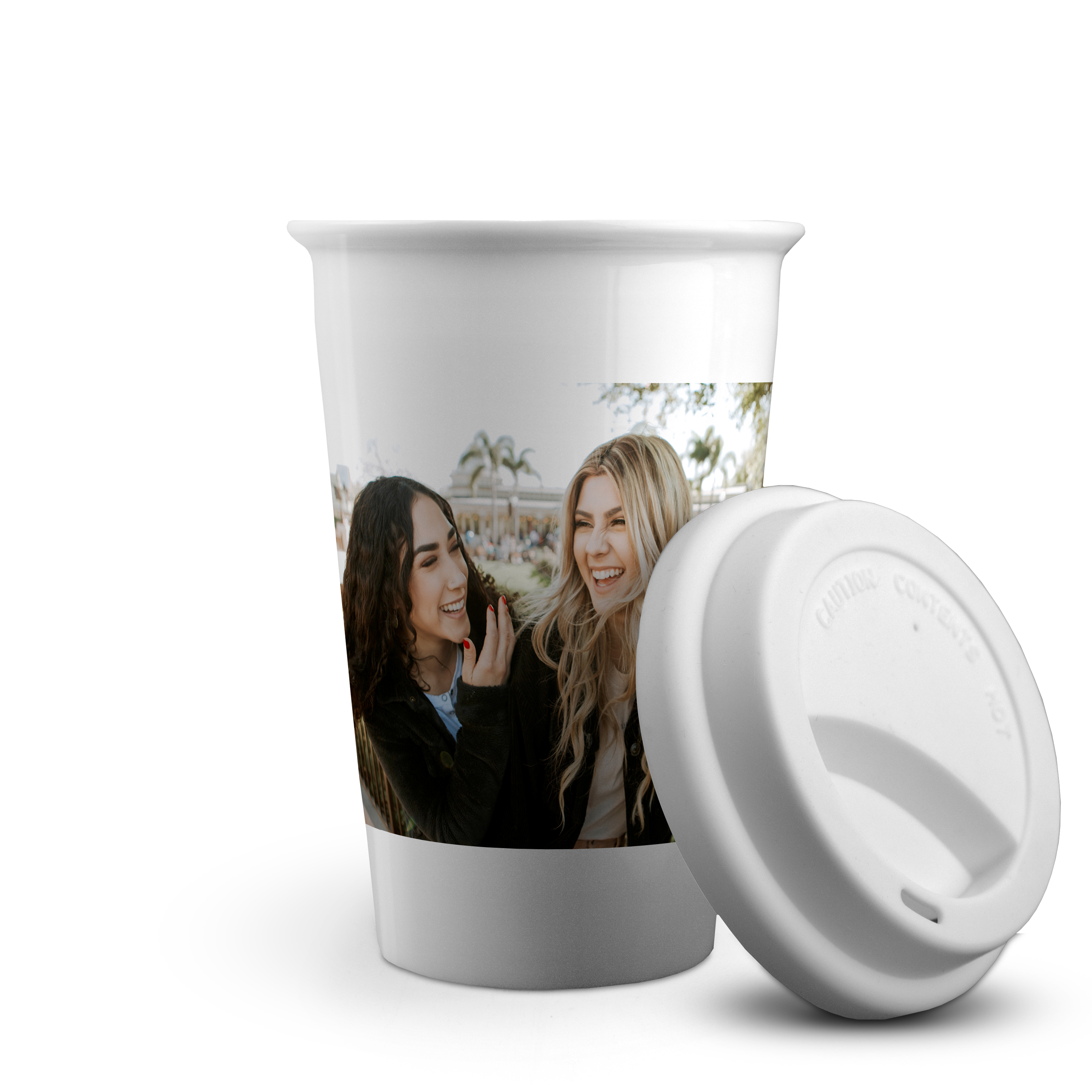 Coffee-to-go-Becher Weiß 2