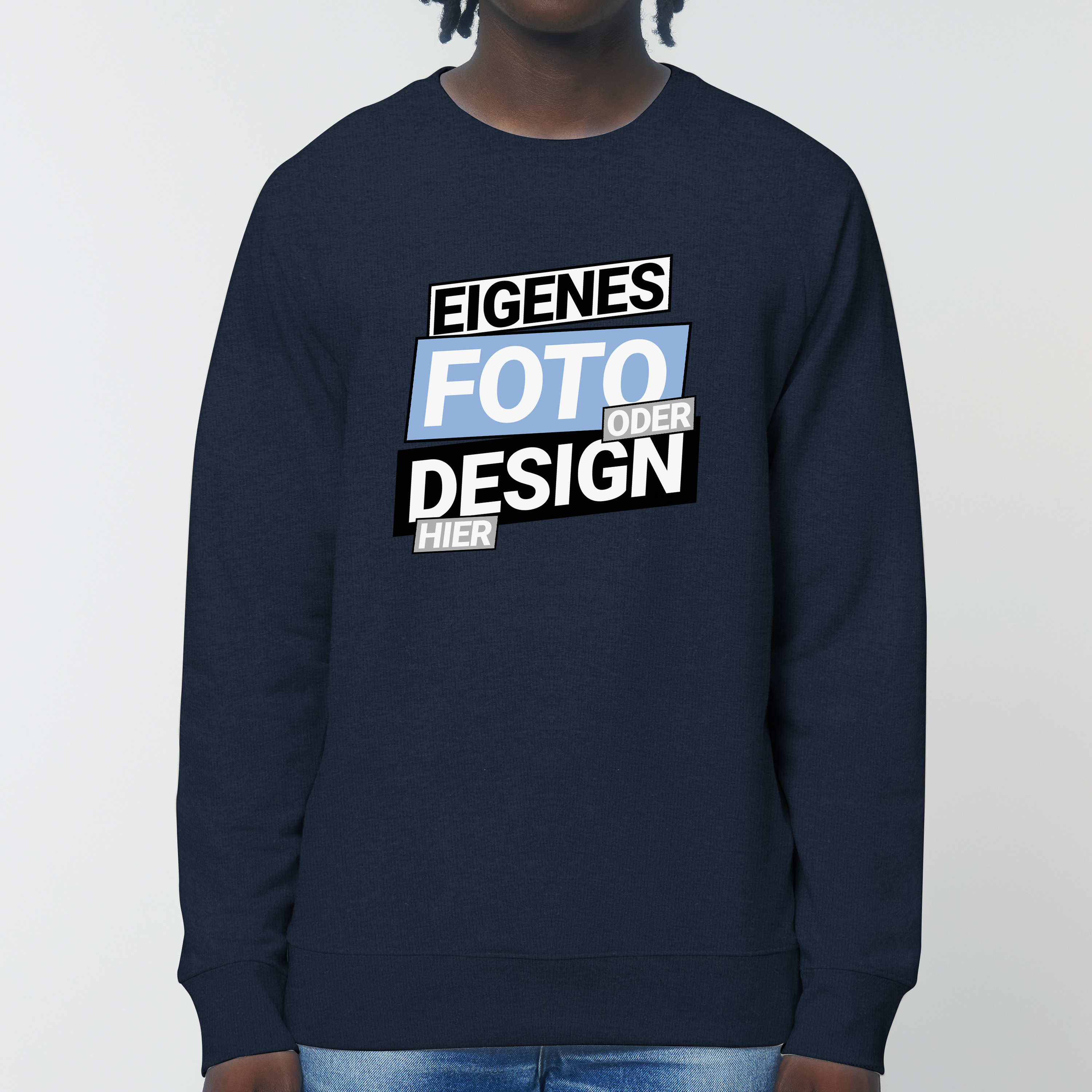 Bio Sweatshirt M Dunkelblau 5