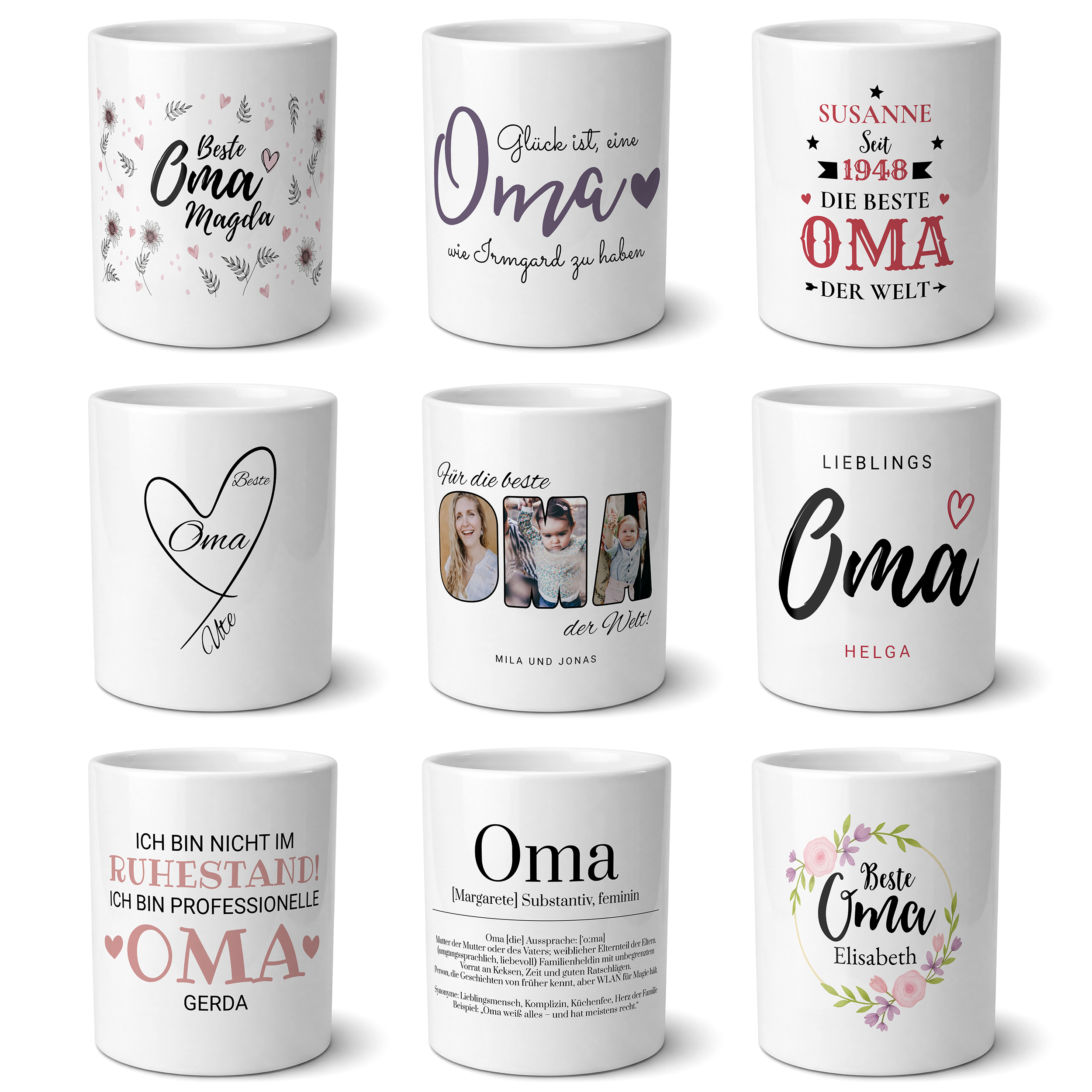 Beste Oma Tasse Weiß 4