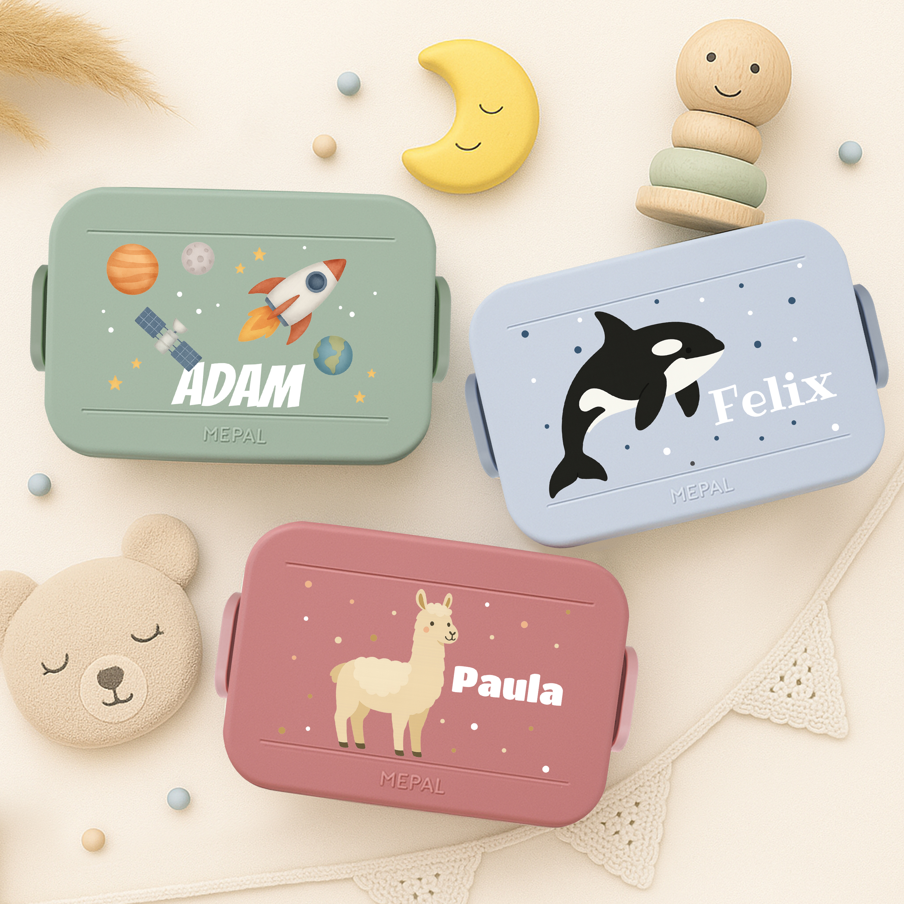 Mepal Lunchbox "Bento" Salbeigrün 9