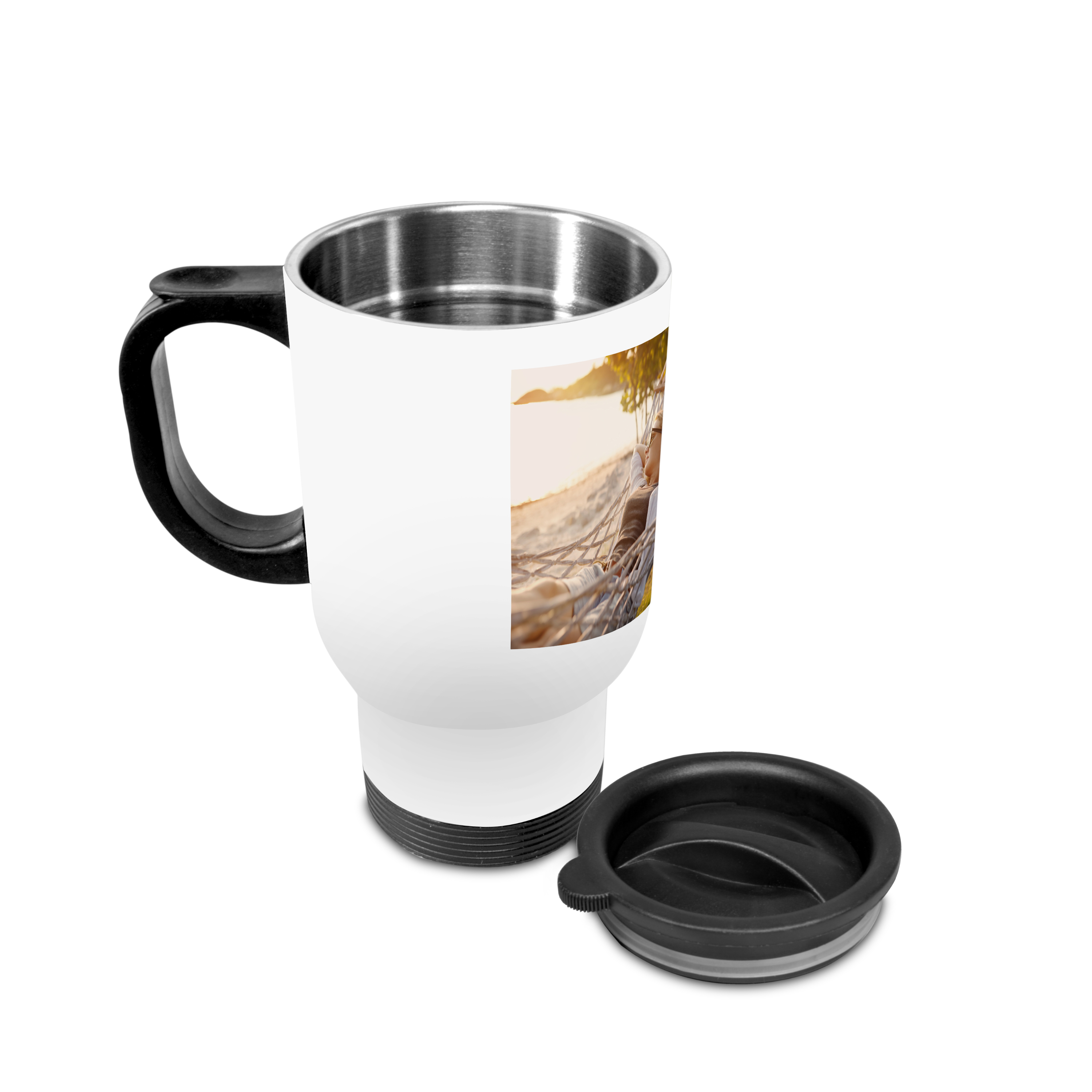 Thermobecher To-Go Weiß 3