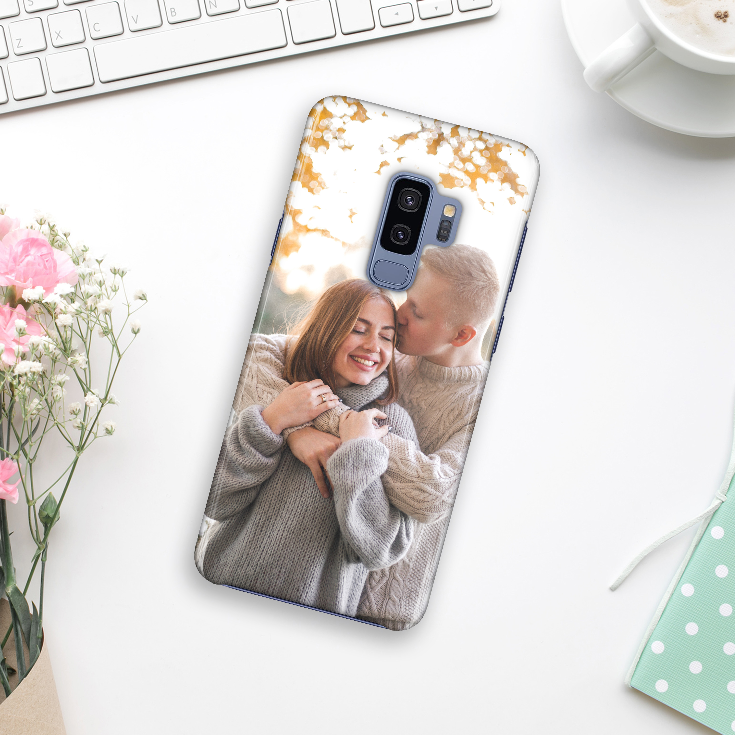 Galaxy S9+ Premium Hardcase weiß 2