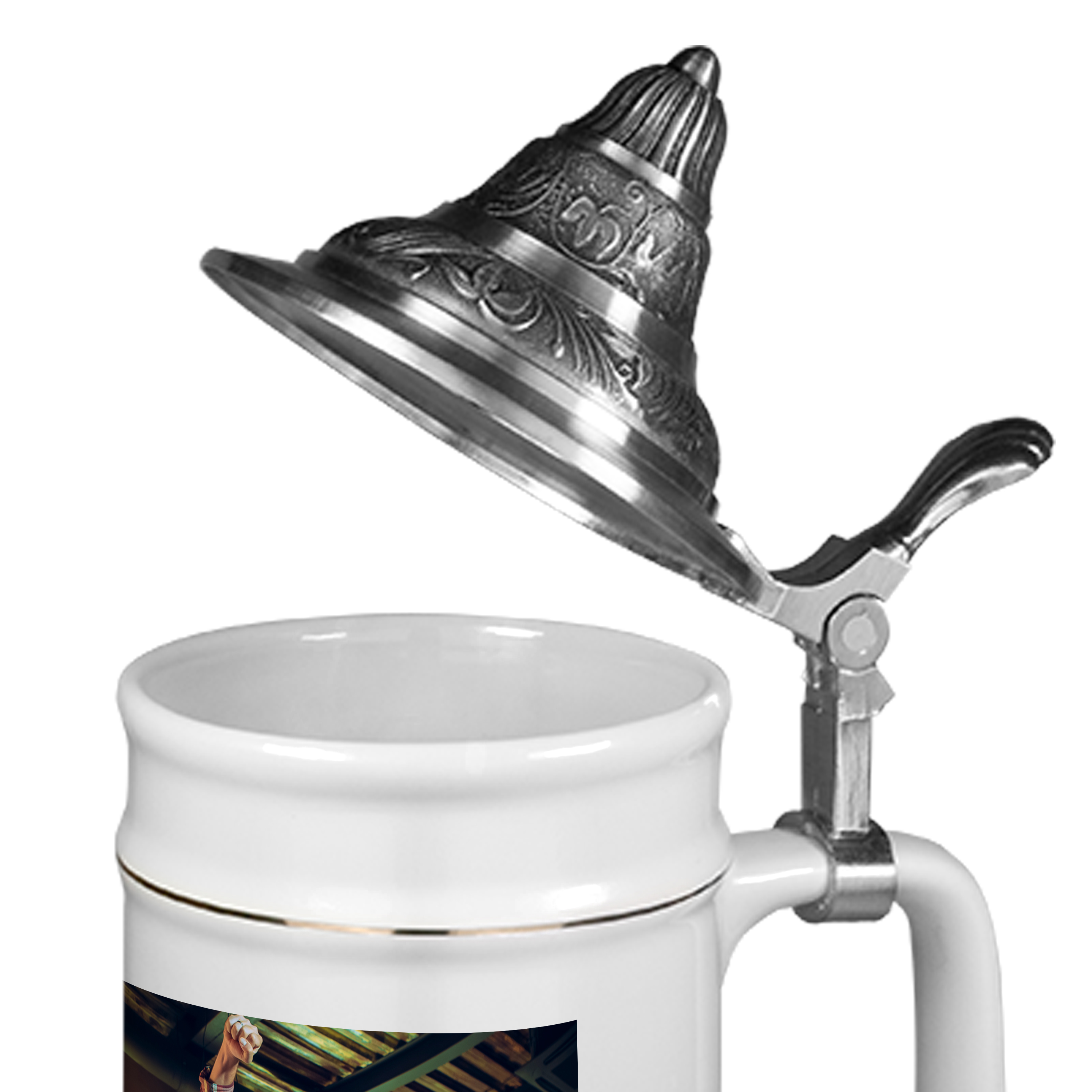 Ständerkrug mit Zinndeckel - Standard 2